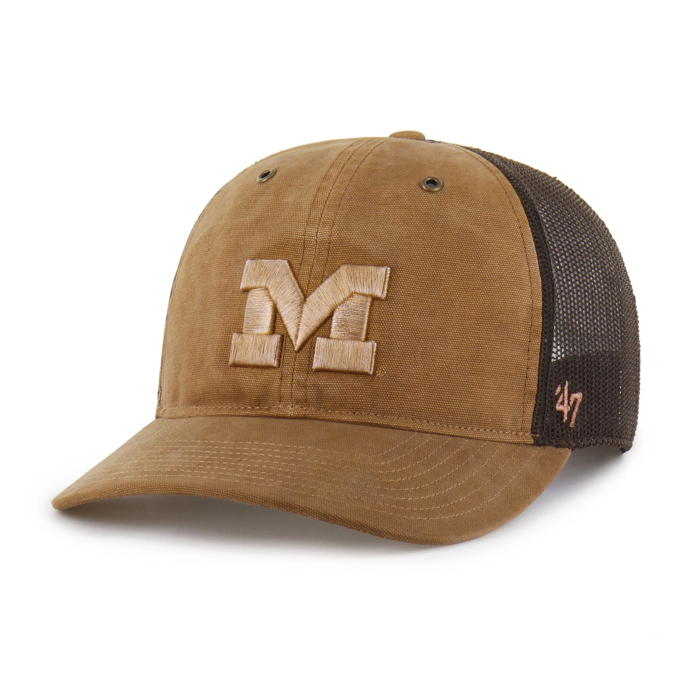 MICHIGAN WOLVERINES CARHARTT DYED '47 TRUCKER RF RELAXED FIT - Image 4