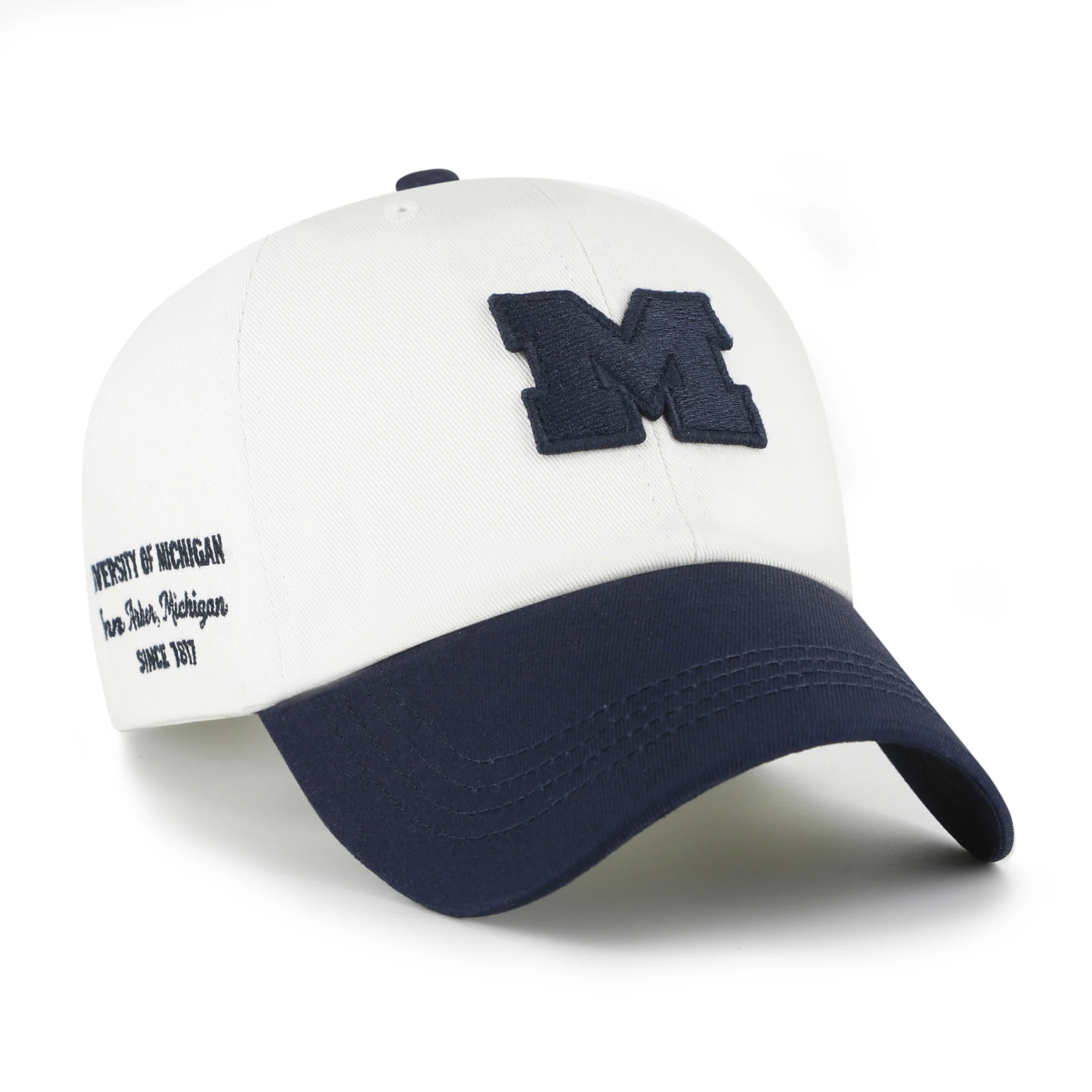 MICHIGAN WOLVERINES CONTEMPORARY BASICS TWO TONE '47 CLEAN UP