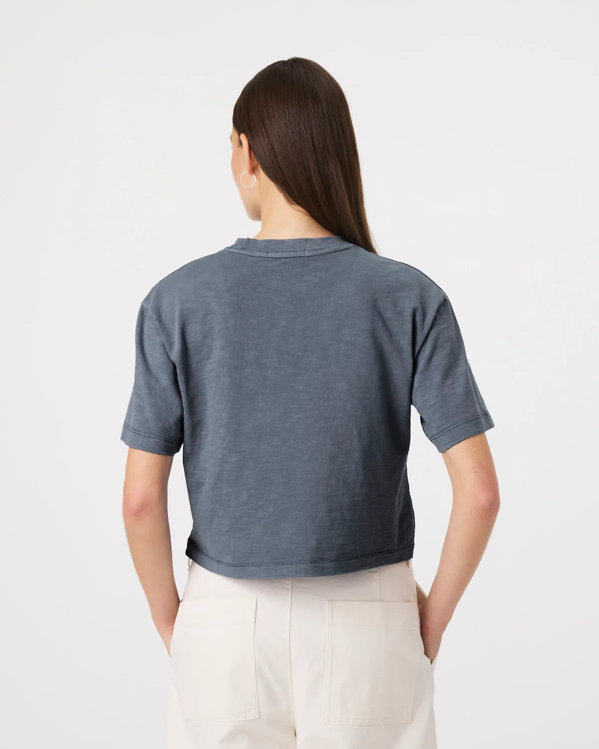 NEW YORK YANKEES MINDI HEAVY '47 SLUB CROP TEE WOMENS - Image 2