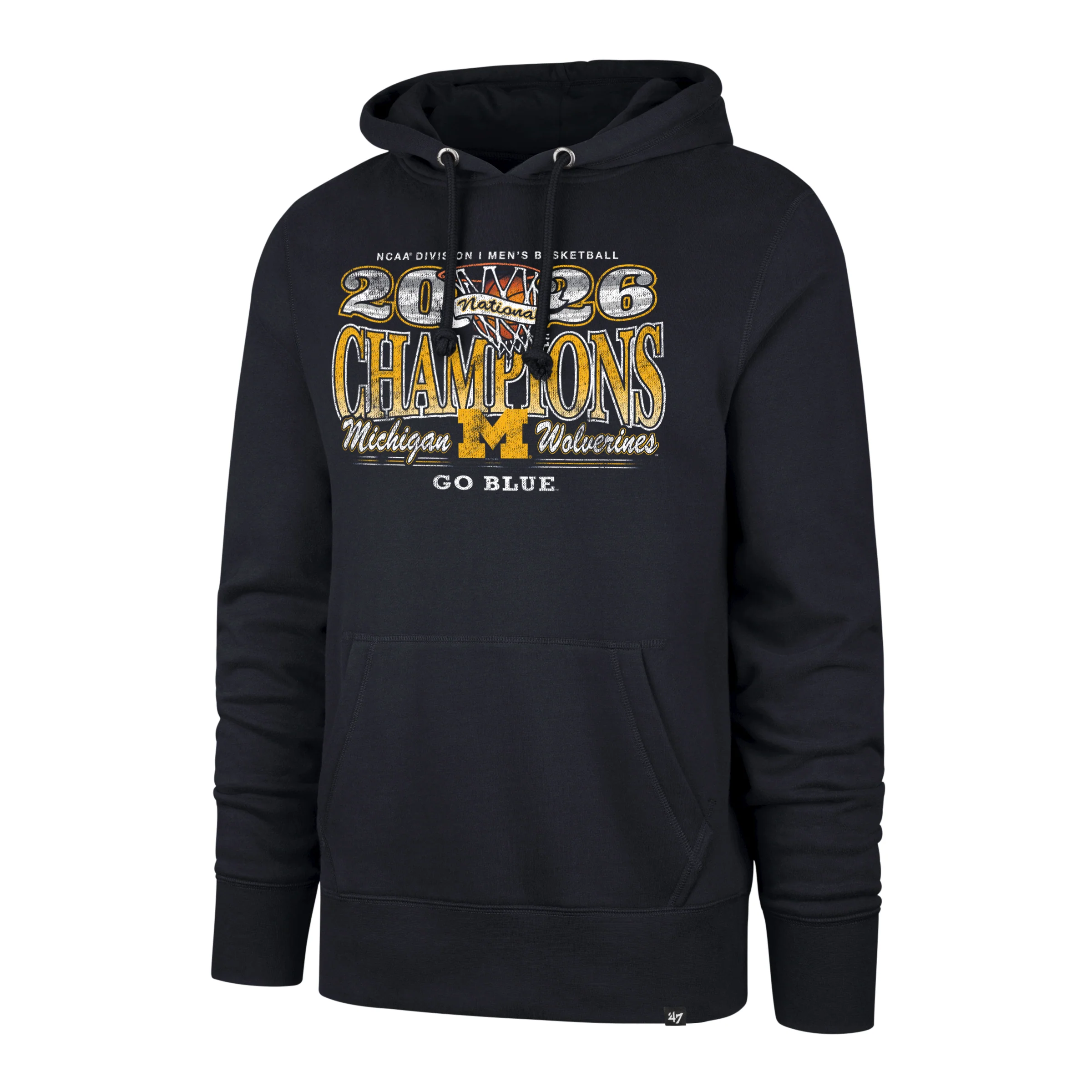MICHIGAN WOLVERINES NCAA NATIONAL CHAMPIONS '47 HEADLINE HOOD