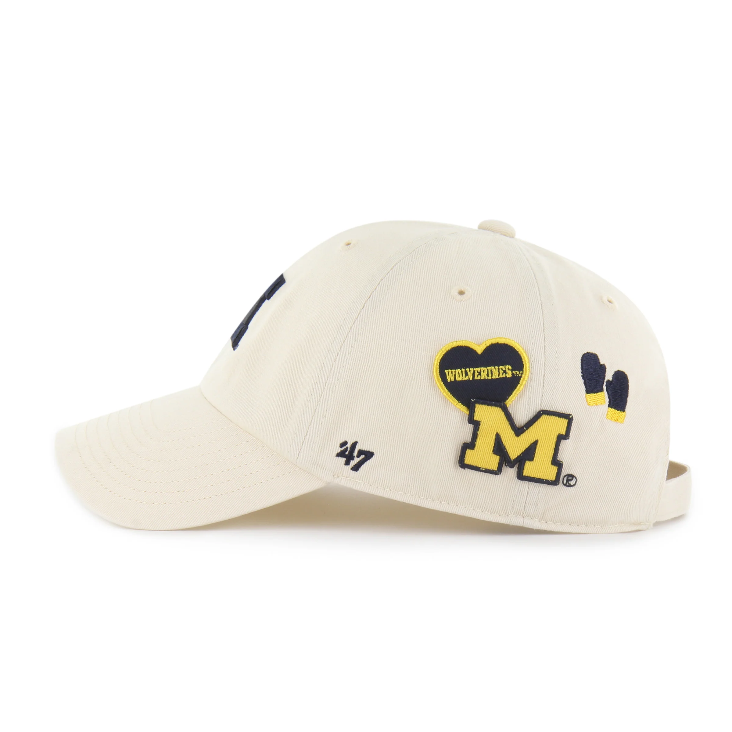 MICHIGAN WOLVERINES BADGES '47 CLEAN UP - Image 2