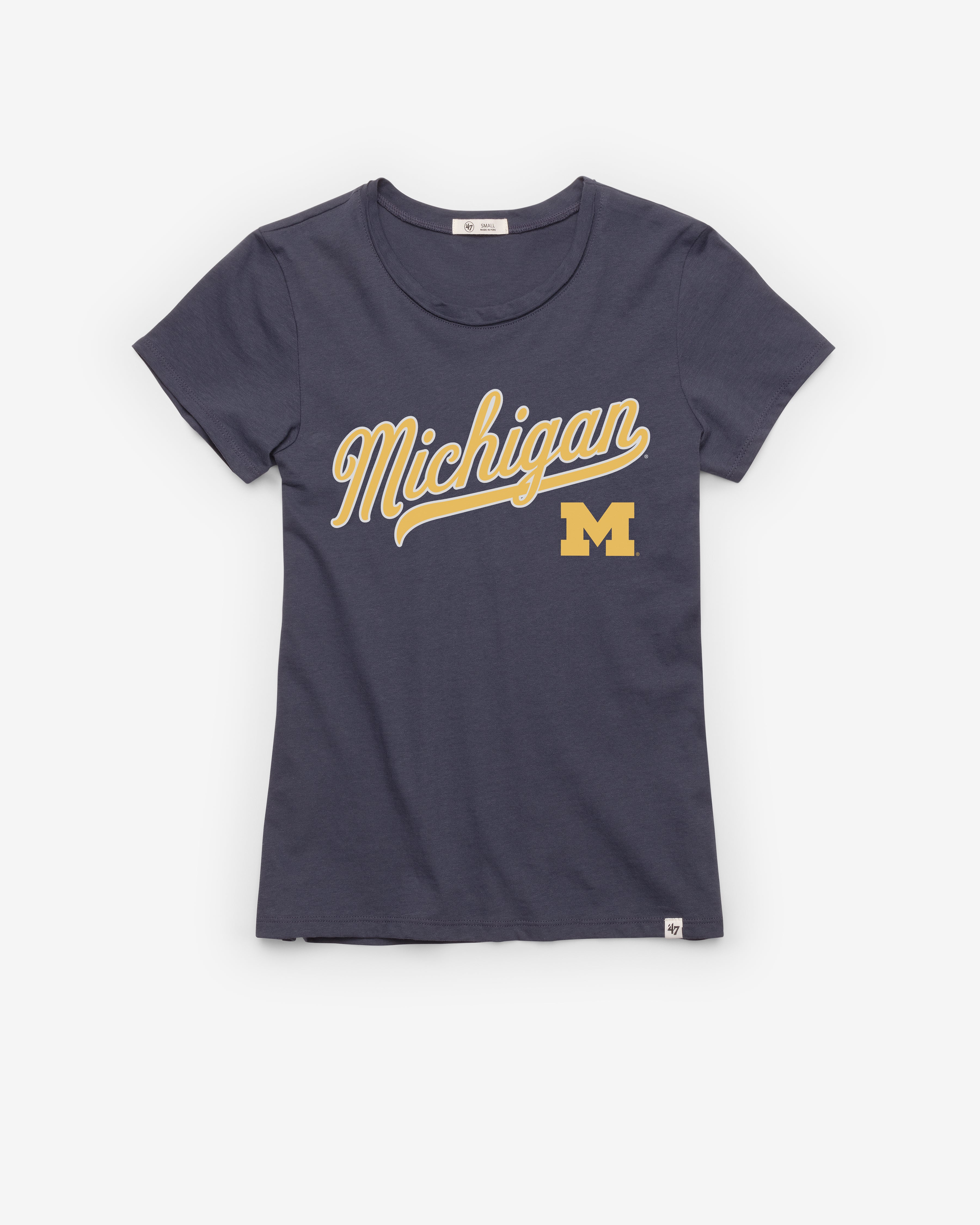 MICHIGAN WOLVERINES TAIL SWEEP '47 FRANKIE TEE WOMENS