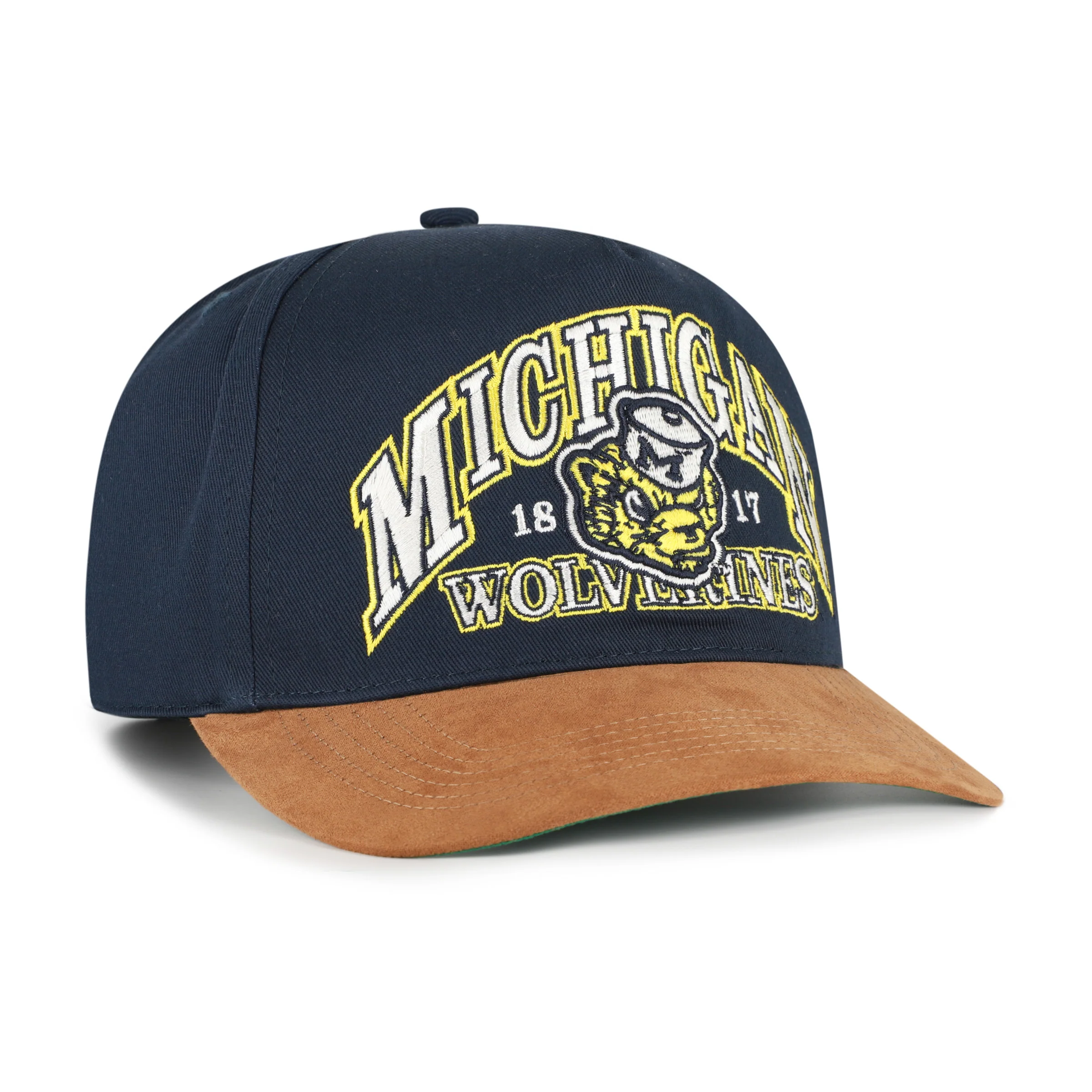 MICHIGAN WOLVERINES VINTAGE BREAK WOOD SUEDE '47 HITCH - Image 4