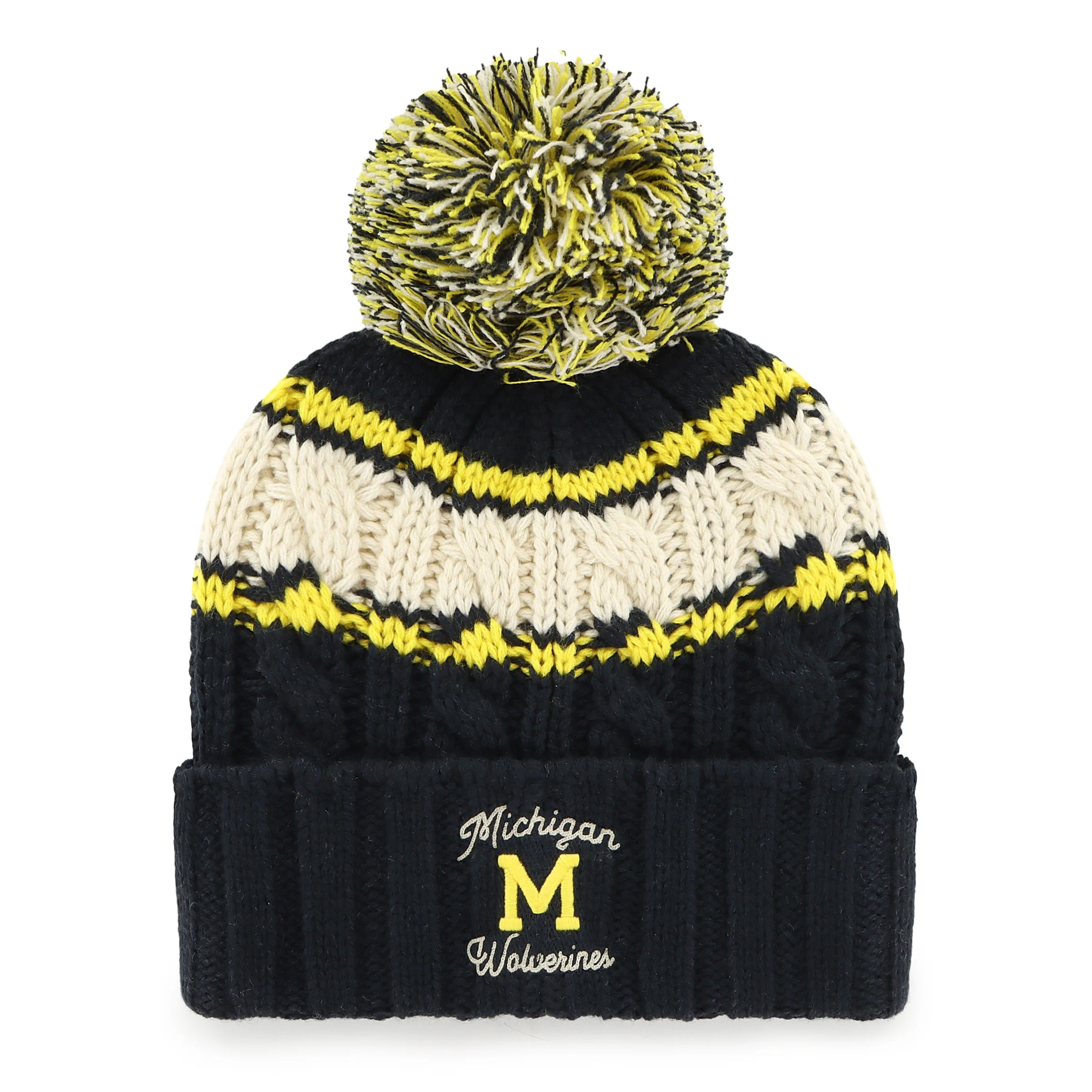 MICHIGAN WOLVERINES VINTAGE EMMA '47 CUFF KNIT WOMENS - Image 2