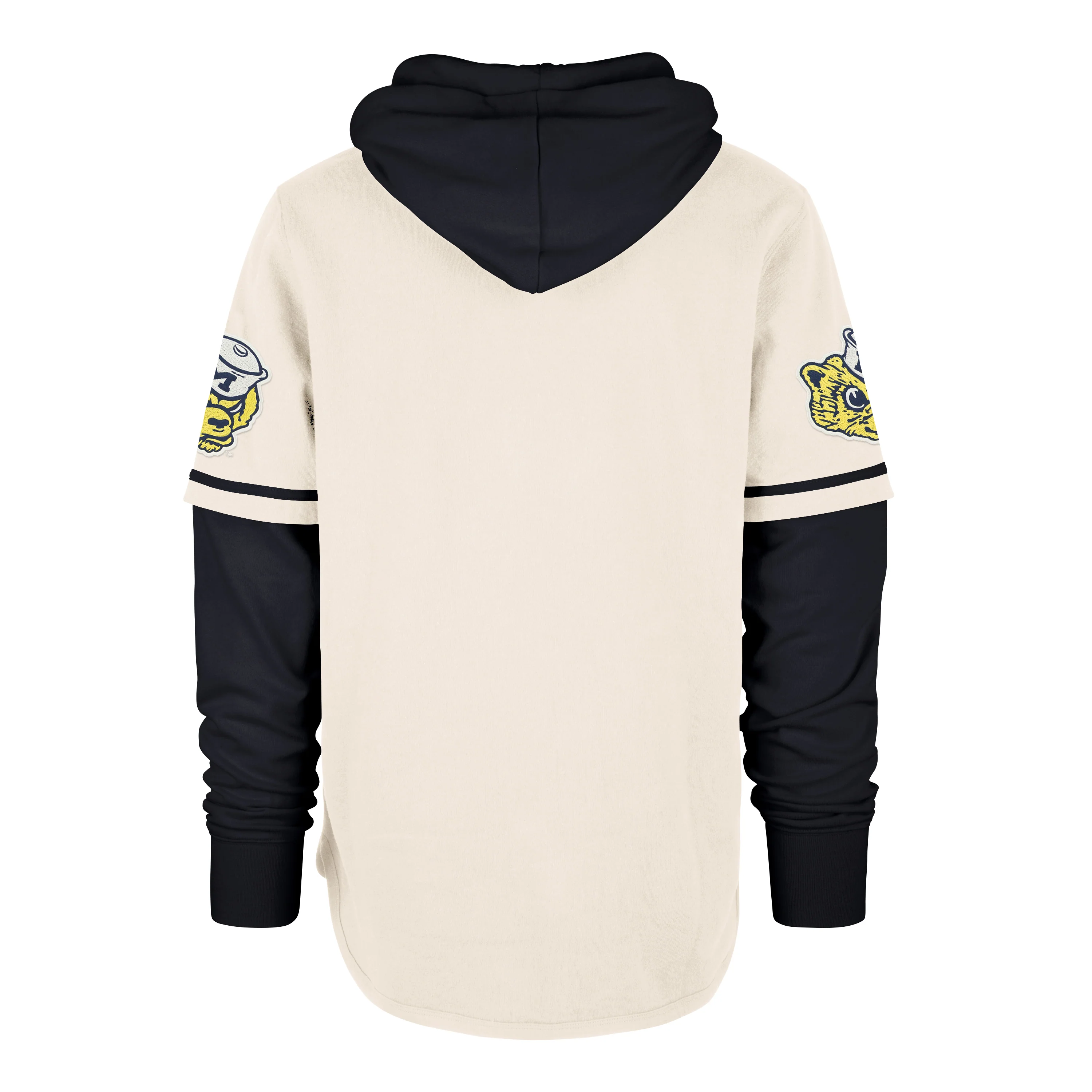 MICHIGAN WOLVERINES VINTAGE TRIFECTA '47 SHORTSTOP PULLOVER HOOD - Image 2