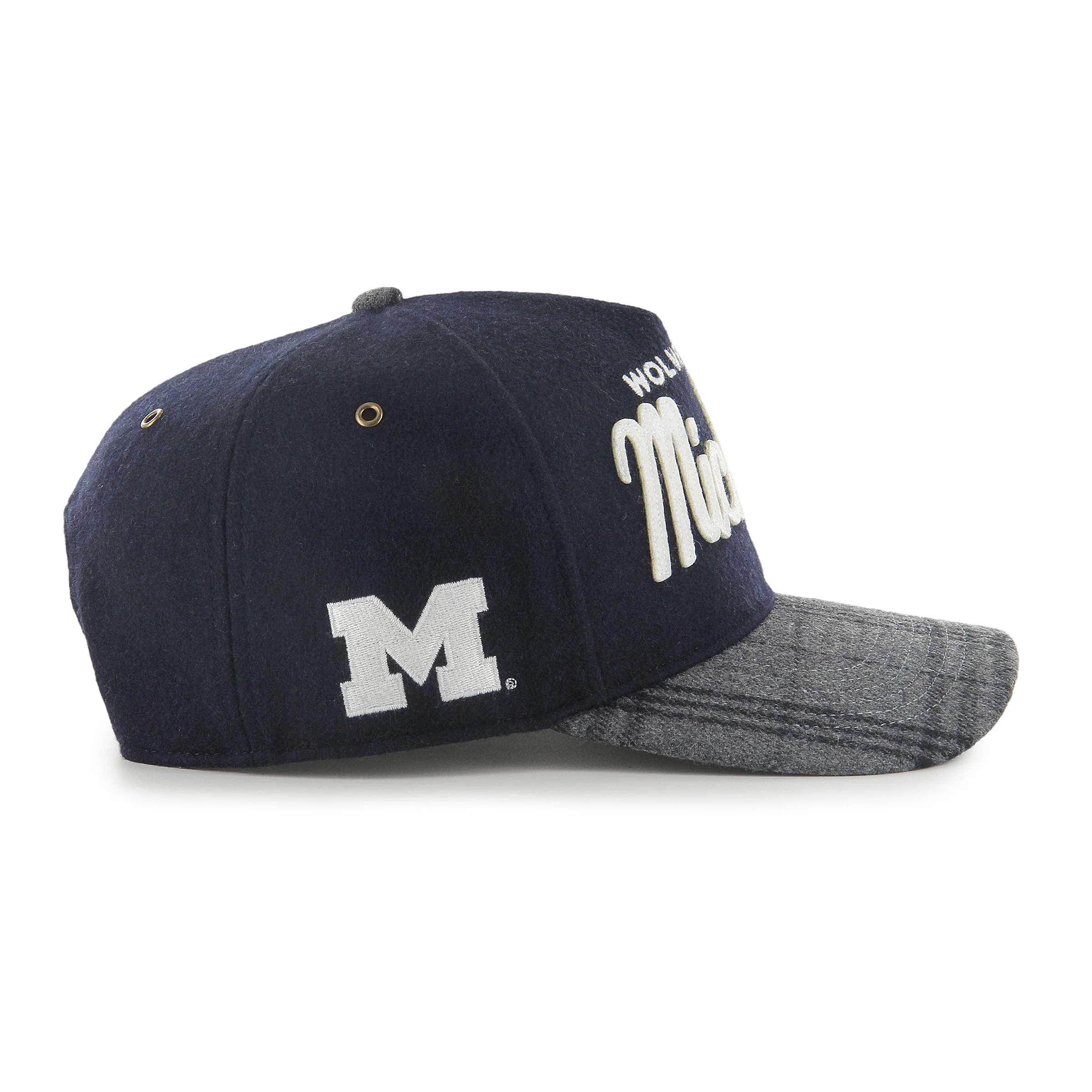 MICHIGAN WOLVERINES WINDOWPANE PLAID '47 HITCH RF RELAXED FIT - Image 2