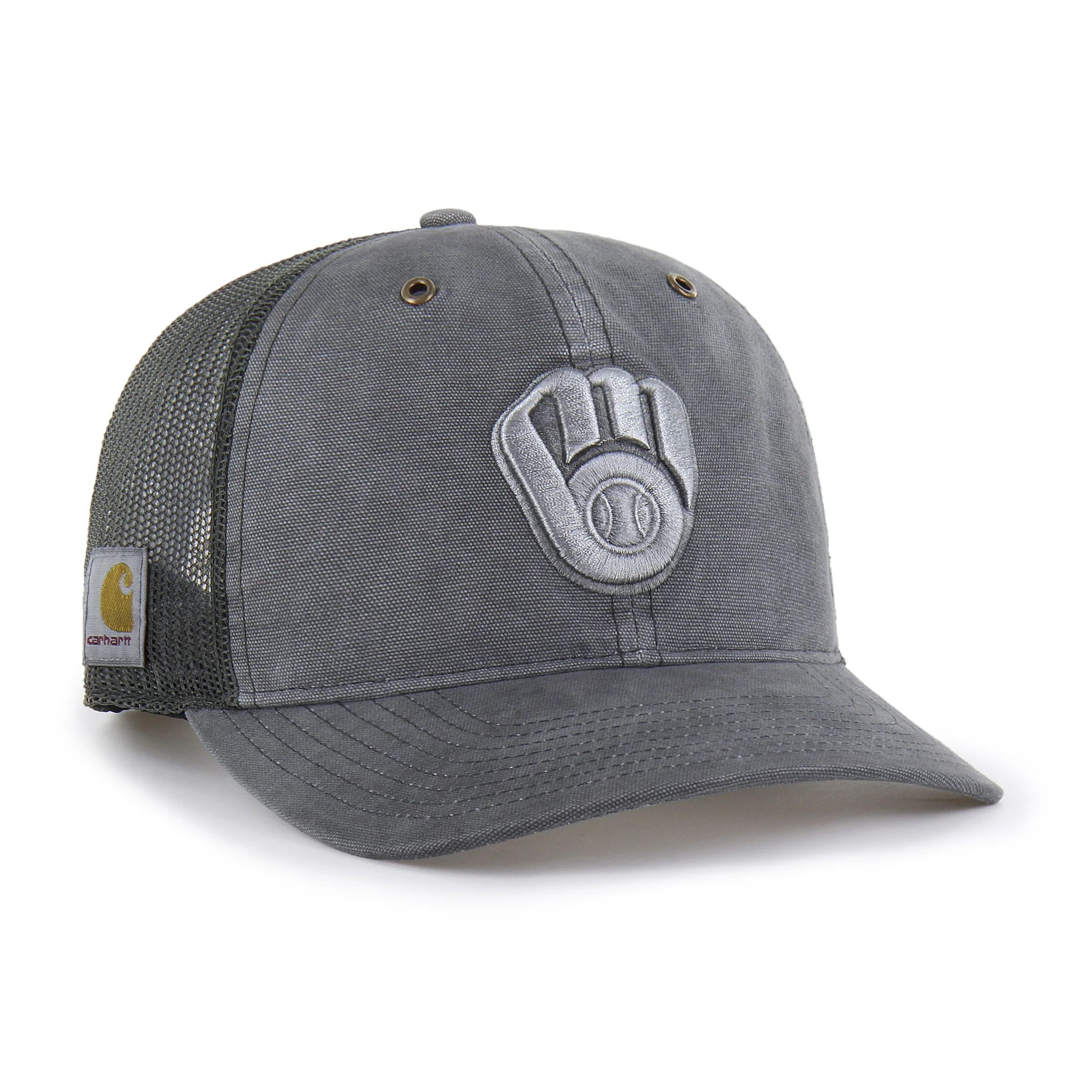 MILWAUKEE BREWERS CARHARTT DYED '47 TRUCKER RF RELAXED FIT