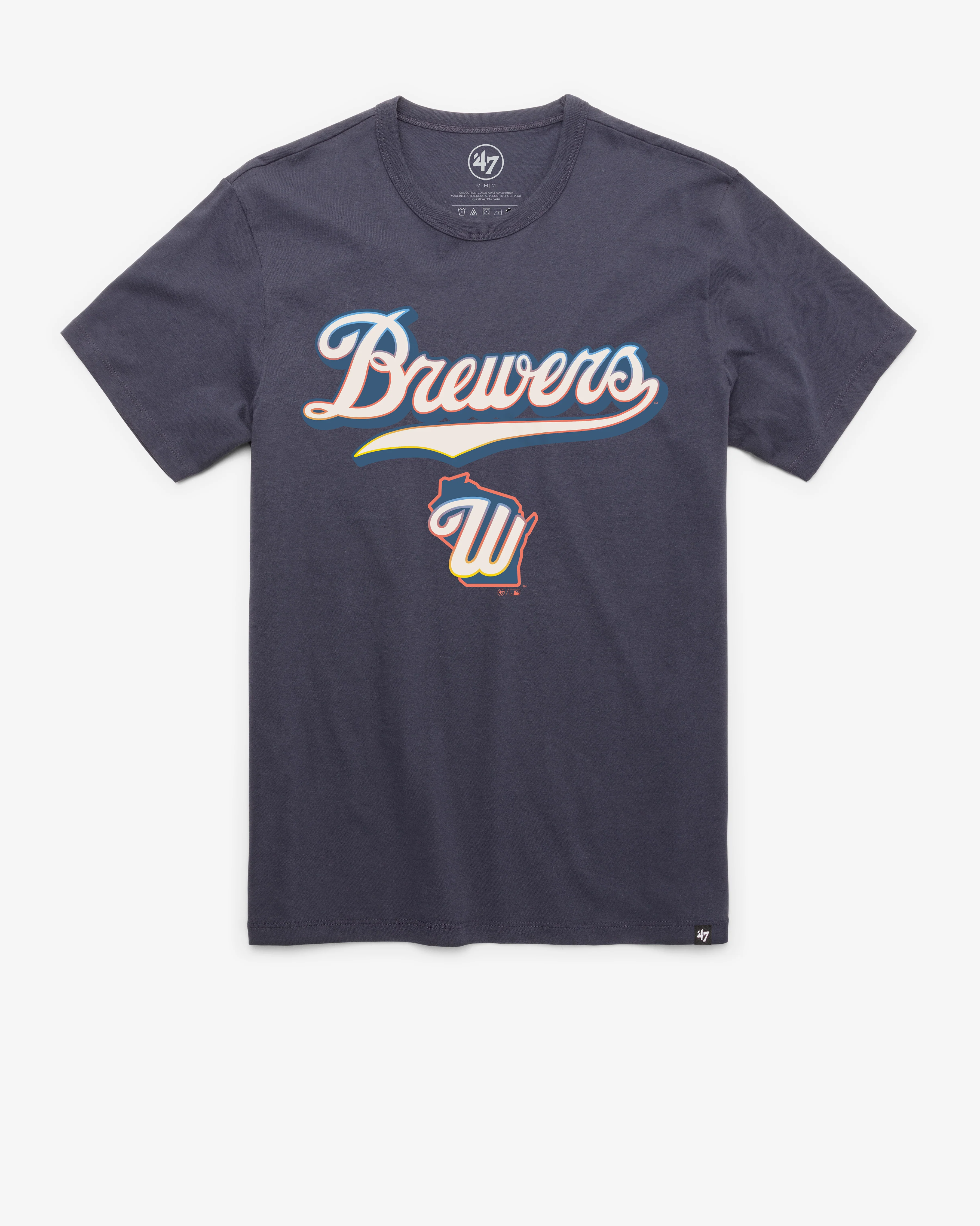 MILWAUKEE BREWERS CITY CONNECT PREGAME '47 FRANKLIN TEE