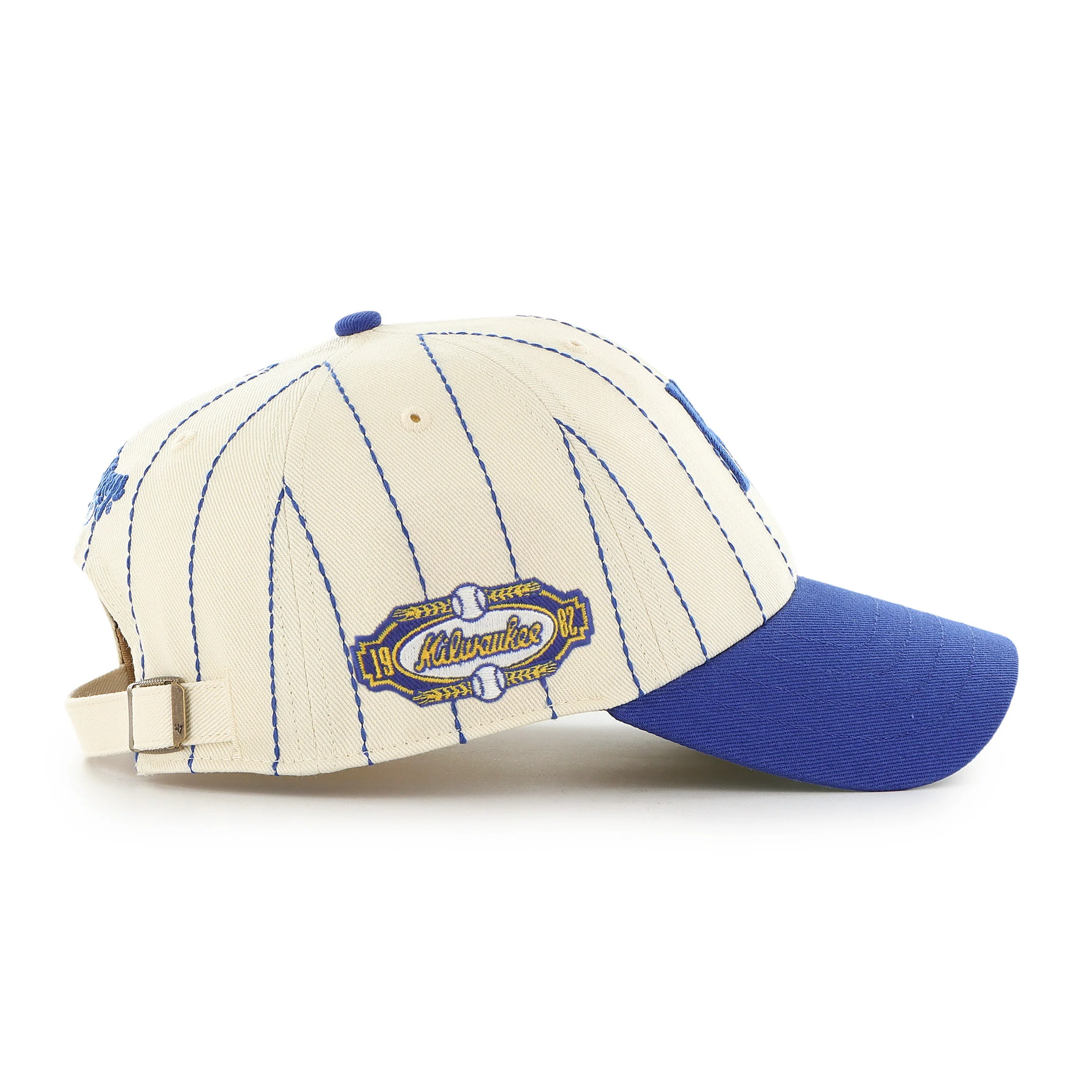 MILWAUKEE BREWERS COOPERSTOWN RAWLINGS PINSTRIPE '47 CLEAN UP - Image 3