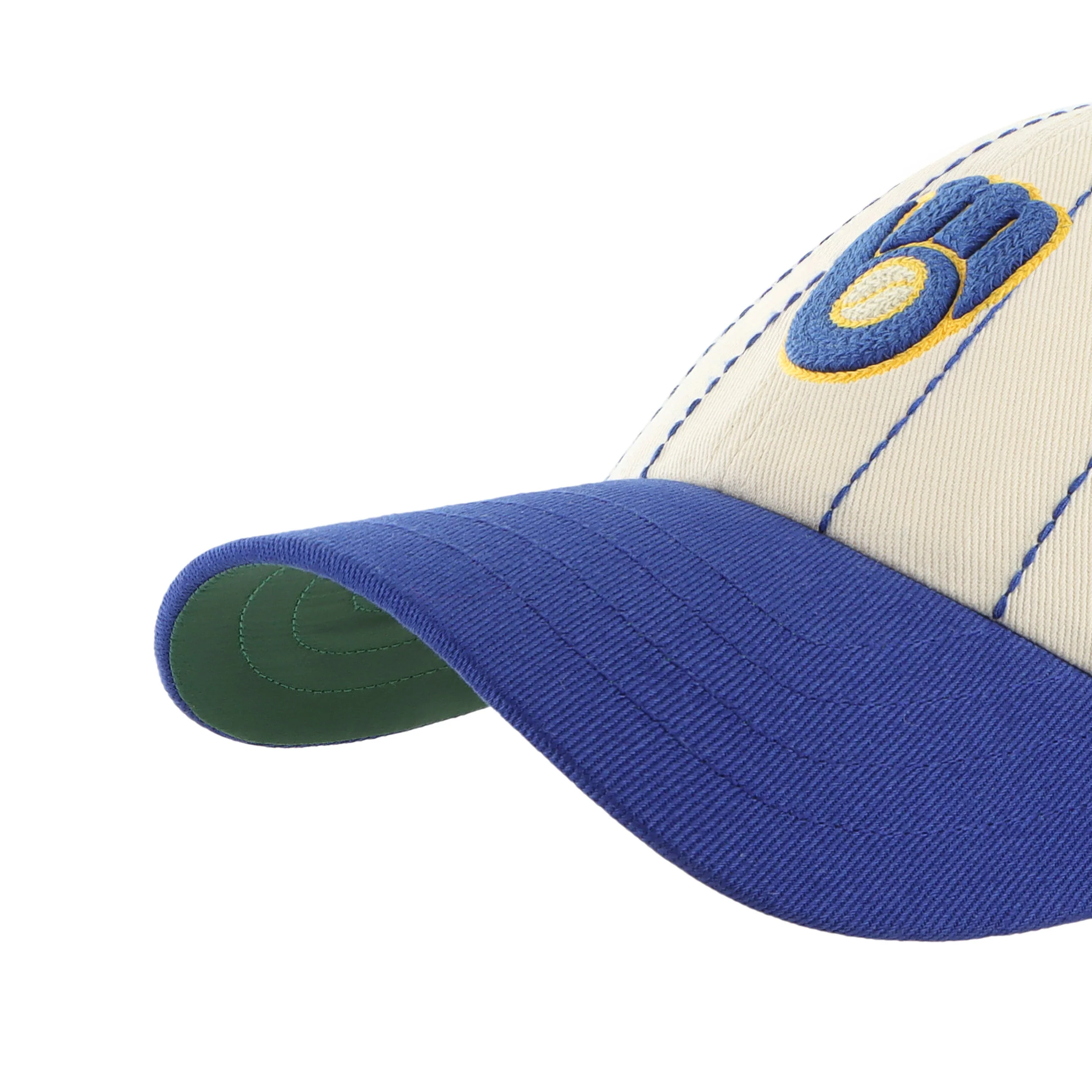 MILWAUKEE BREWERS COOPERSTOWN RAWLINGS PINSTRIPE '47 CLEAN UP - Image 4