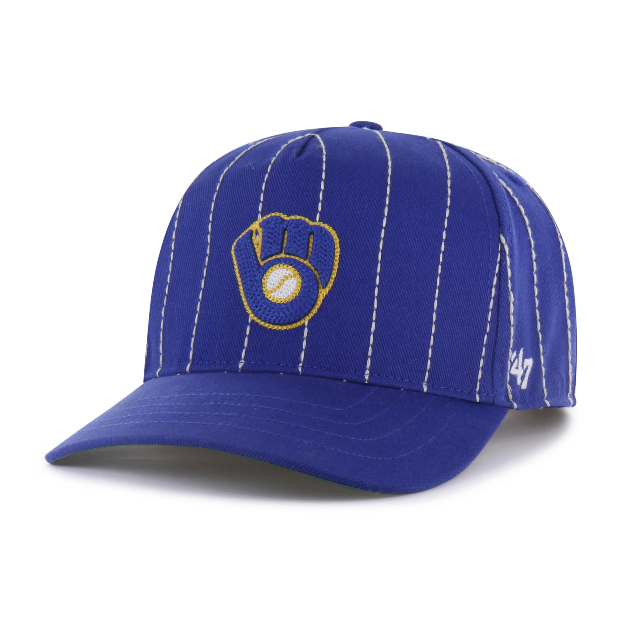 MILWAUKEE BREWERS COOPERSTOWN RAWLING PINSTRIPE '47 HITCH - Image 5