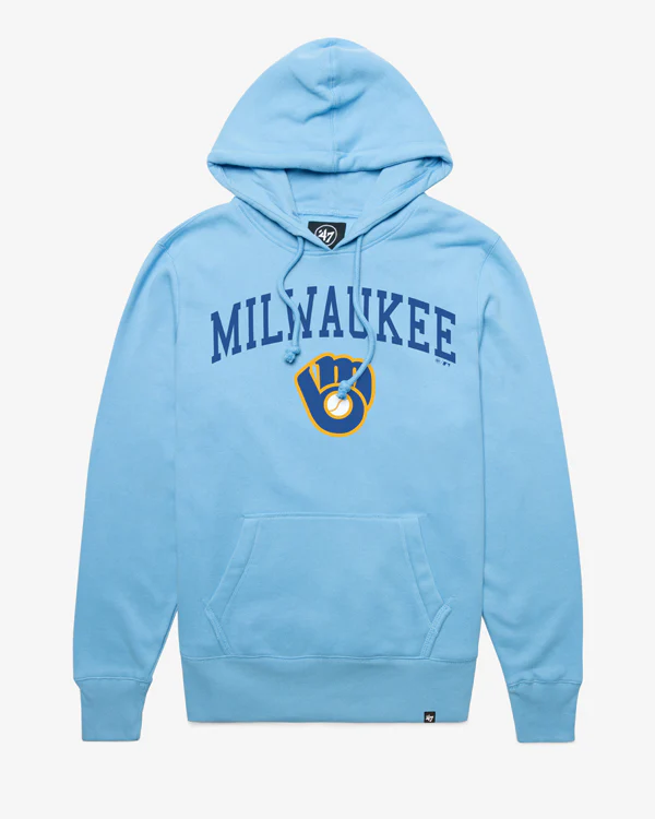 MILWAUKEE BREWERS COOPERSTOWN ARCH GAME '47 HEADLINE HOOD