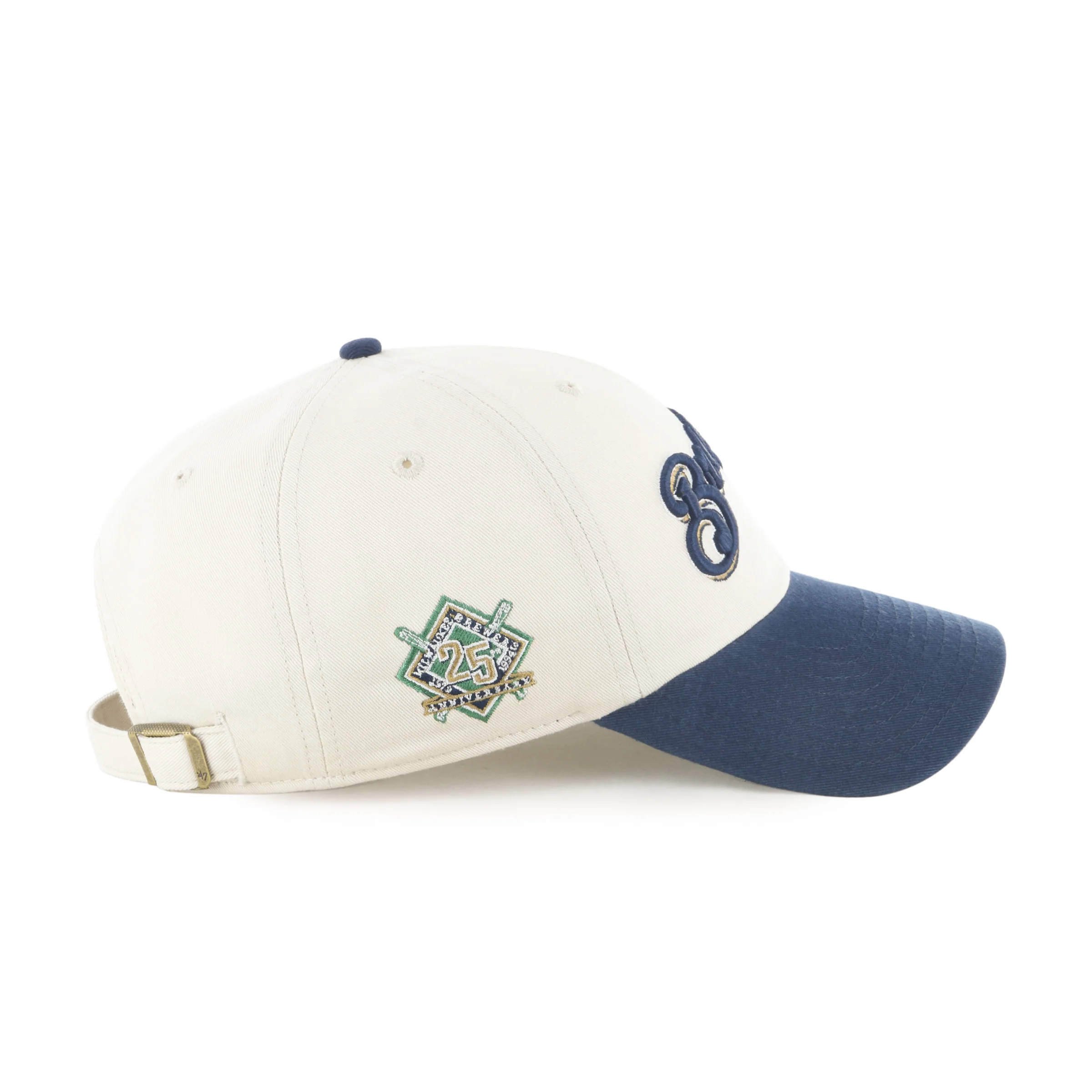 MILWAUKEE BREWERS COOPERSTOWN BALLPARK SCRIPT SHOT '47 CLEAN UP - Image 2