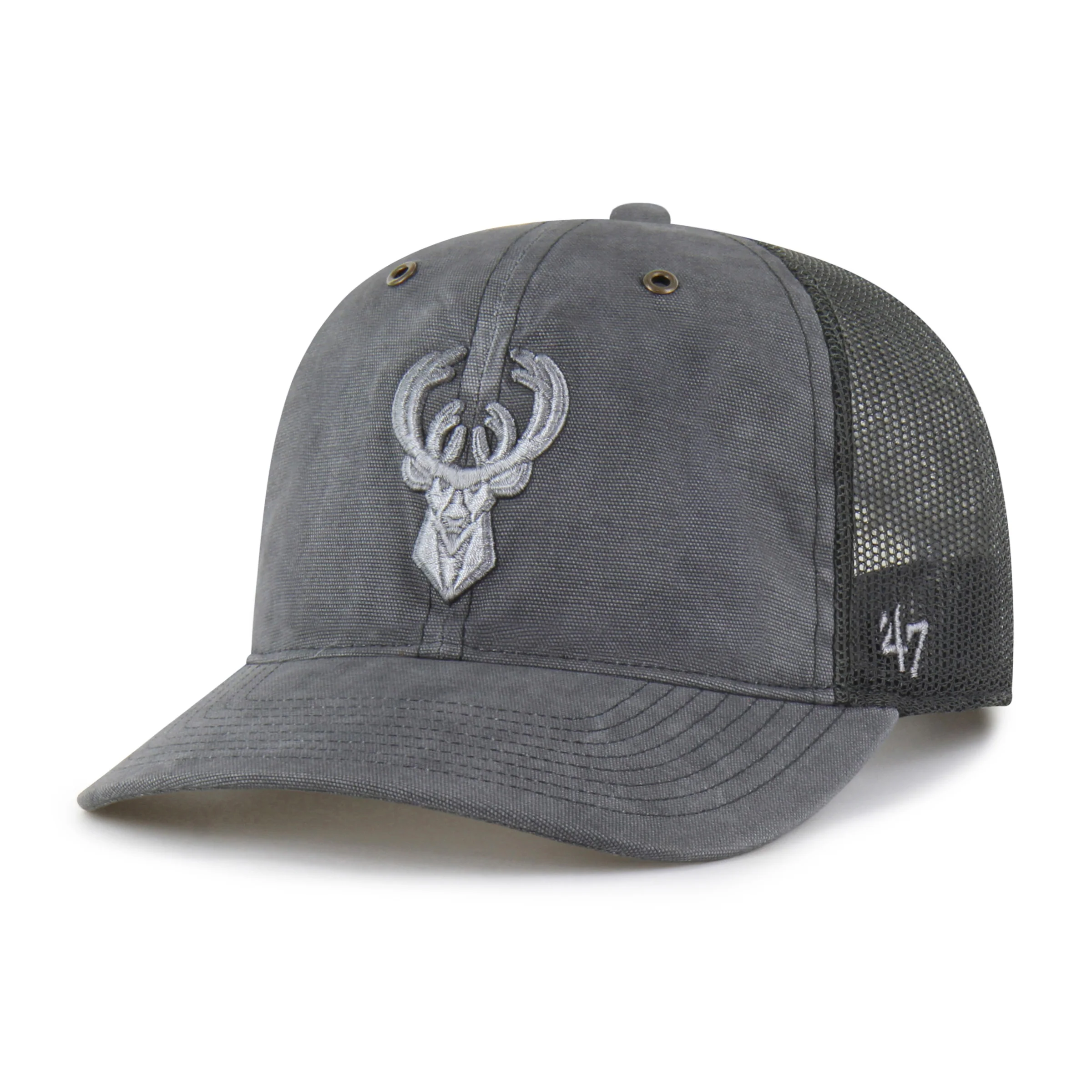 MILWAUKEE BUCKS CARHARTT DYED '47 TRUCKER RF RELAXED FIT - Image 4