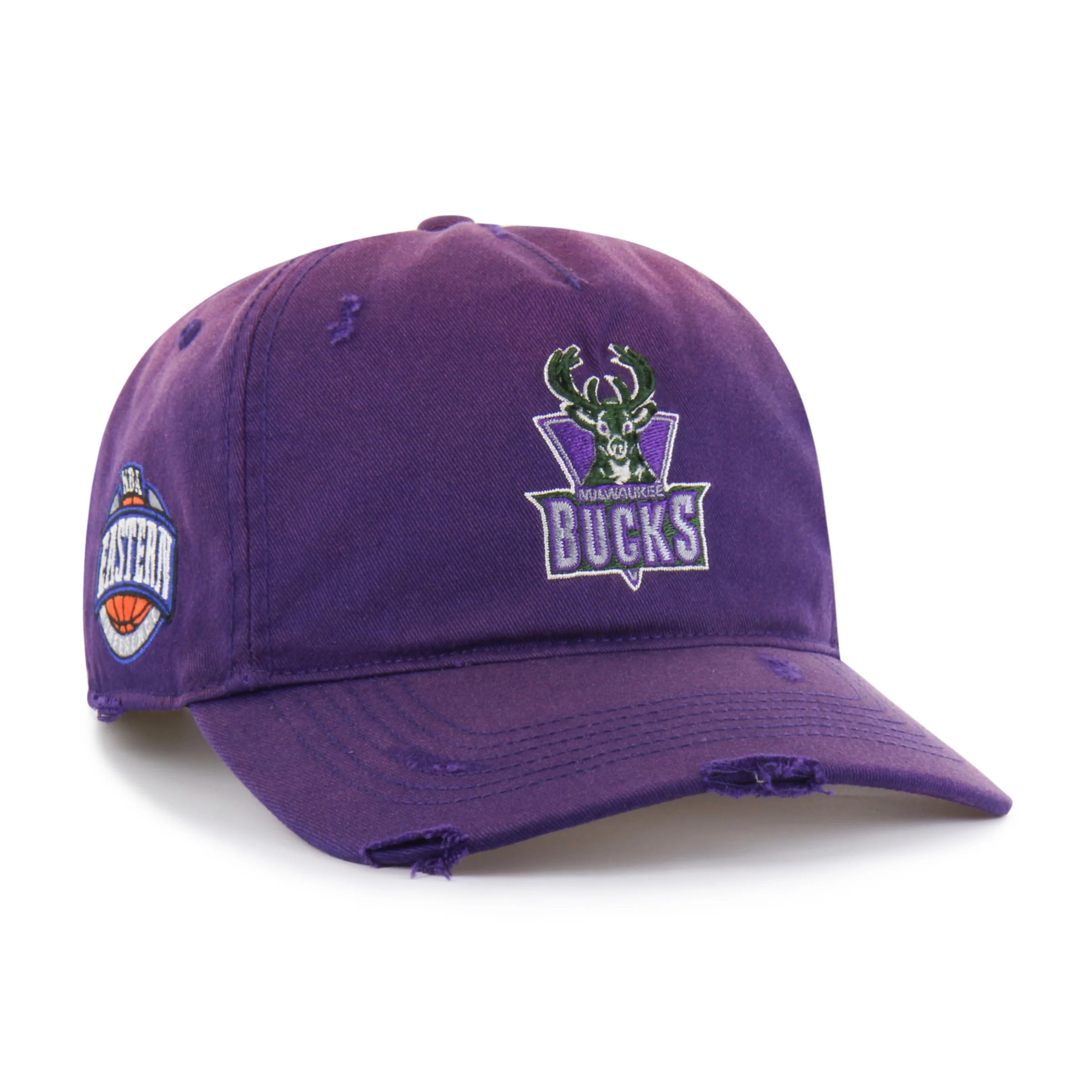 MILWAUKEE BUCKS HARDWOOD CLASSICS WORN '47 HITCH LC LOW CROWN