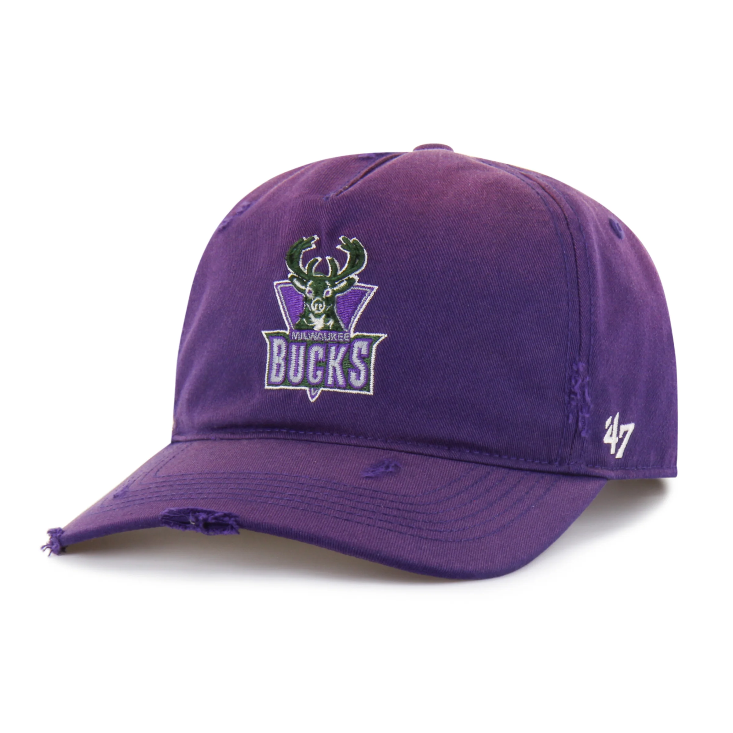 MILWAUKEE BUCKS HARDWOOD CLASSICS WORN '47 HITCH LC LOW CROWN - Image 4