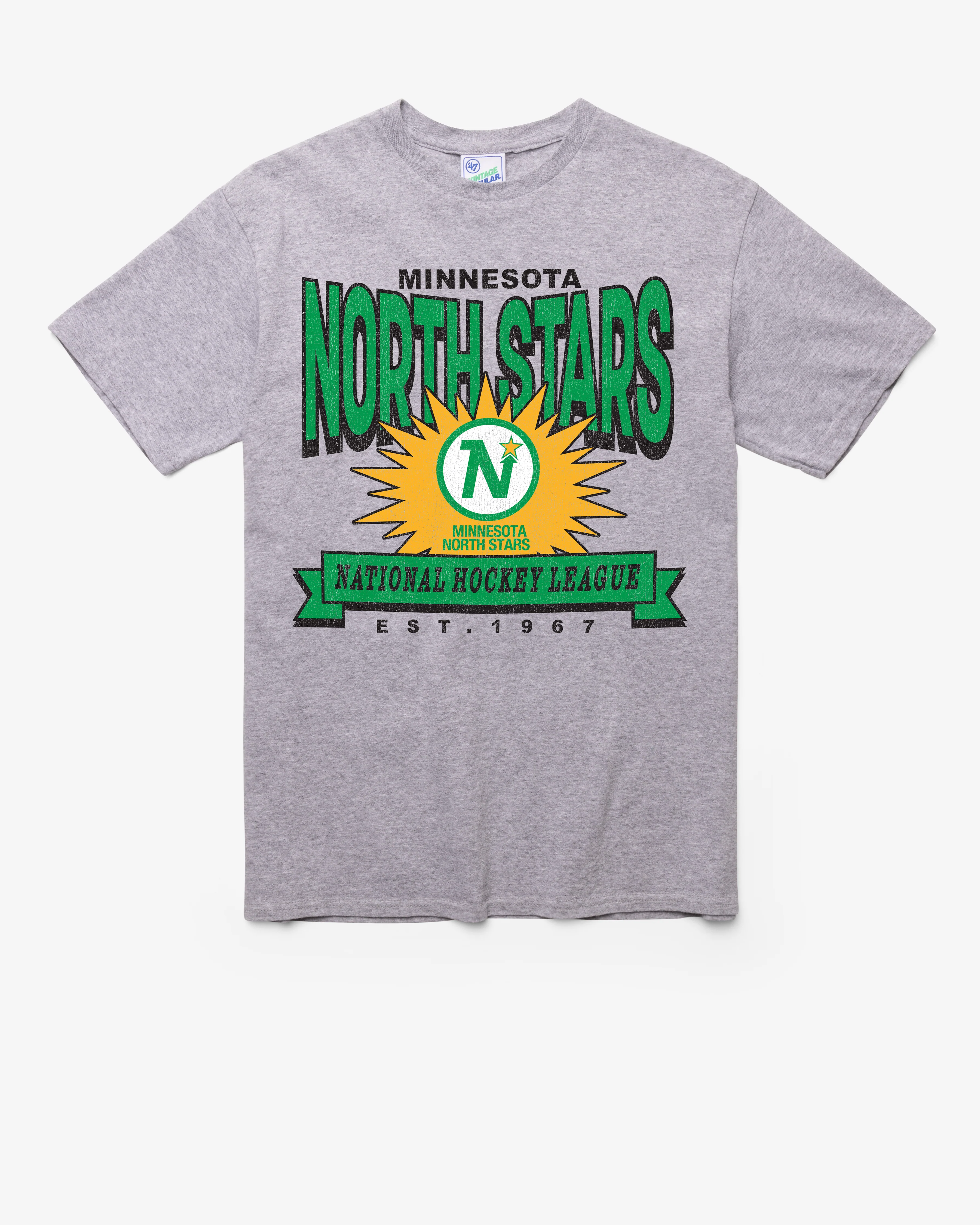 MINNESOTA/DALLAS STARS TWELVE SIX VINTAGE  '47 TUBULAR TEE