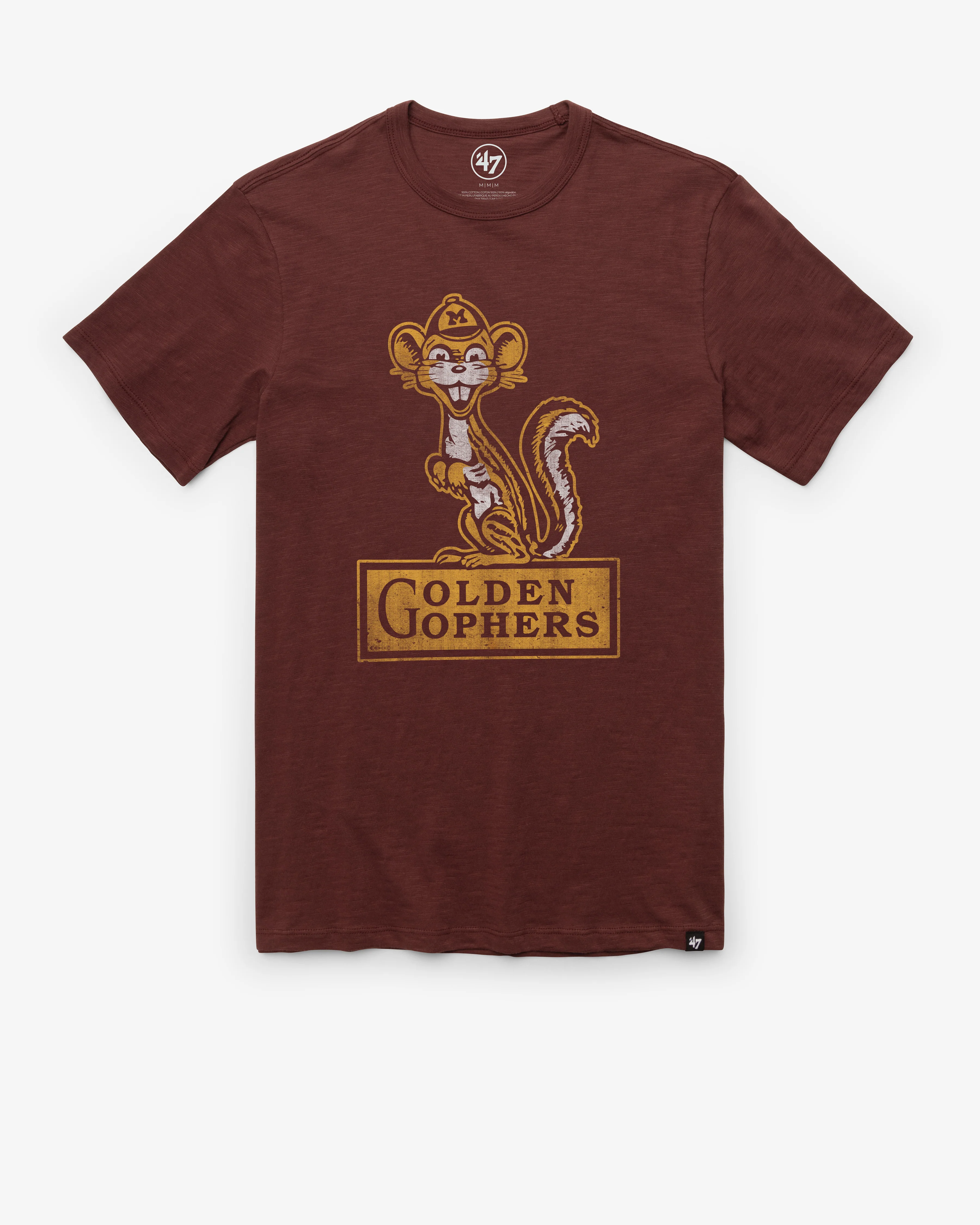 MINNESOTA GOLDEN GOPHERS VINTAGE GRIT '47 SCRUM TEE