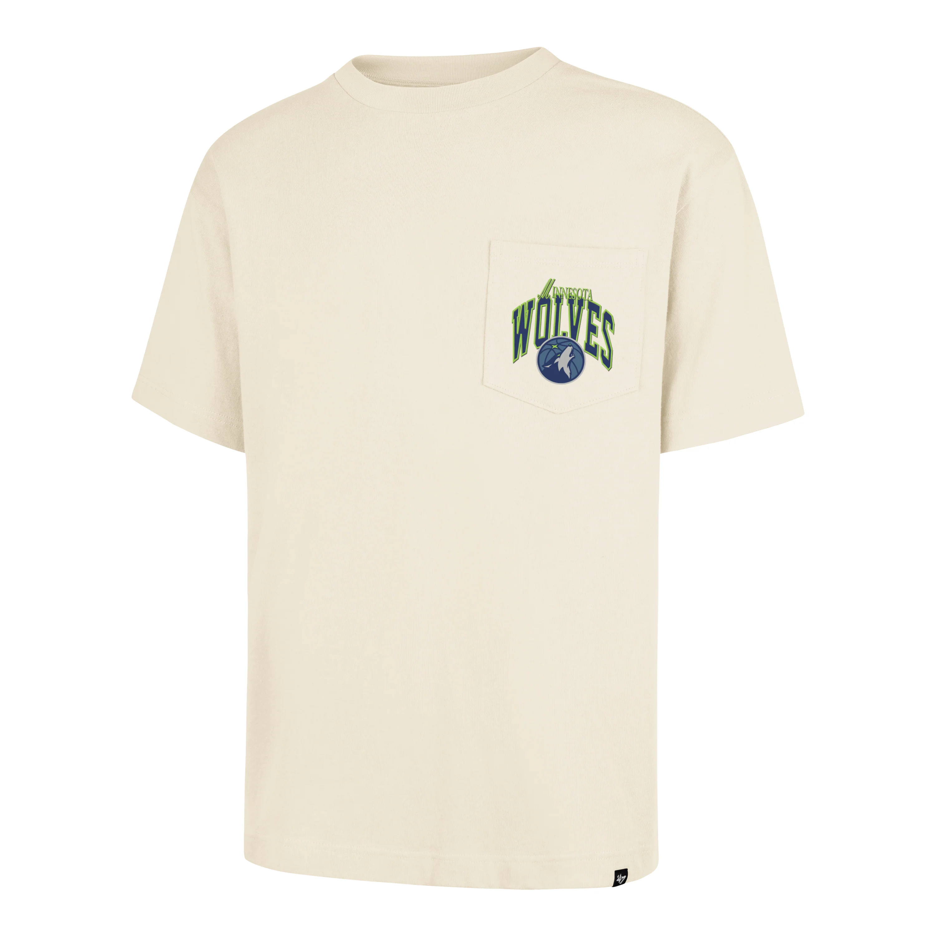 MINNESOTA TIMBERWOLVES BACK DOOR POCKET '47 FOUNDATION TEE