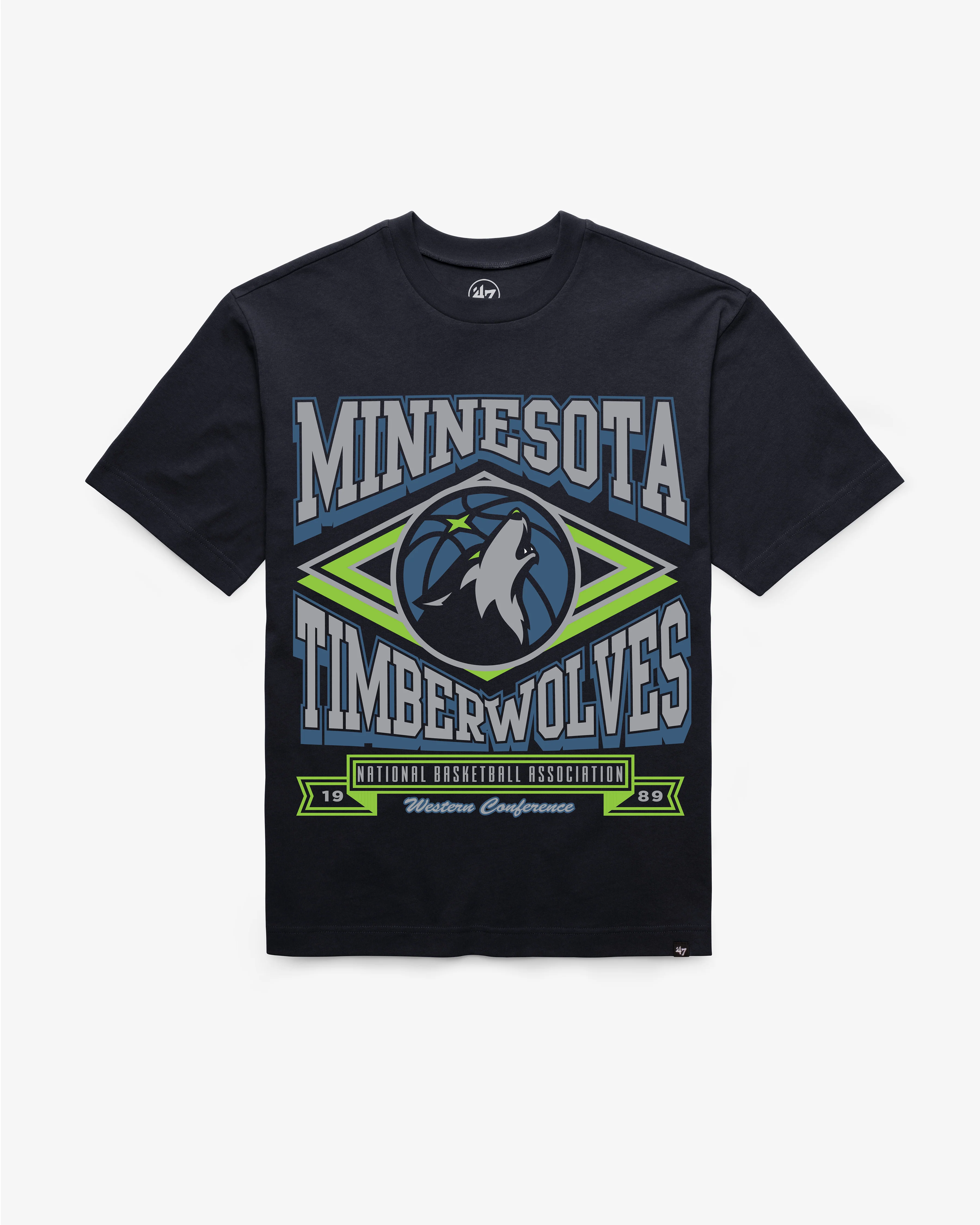 MINNESOTA TIMBERWOLVES HEATER '47 FOUNDATION TEE