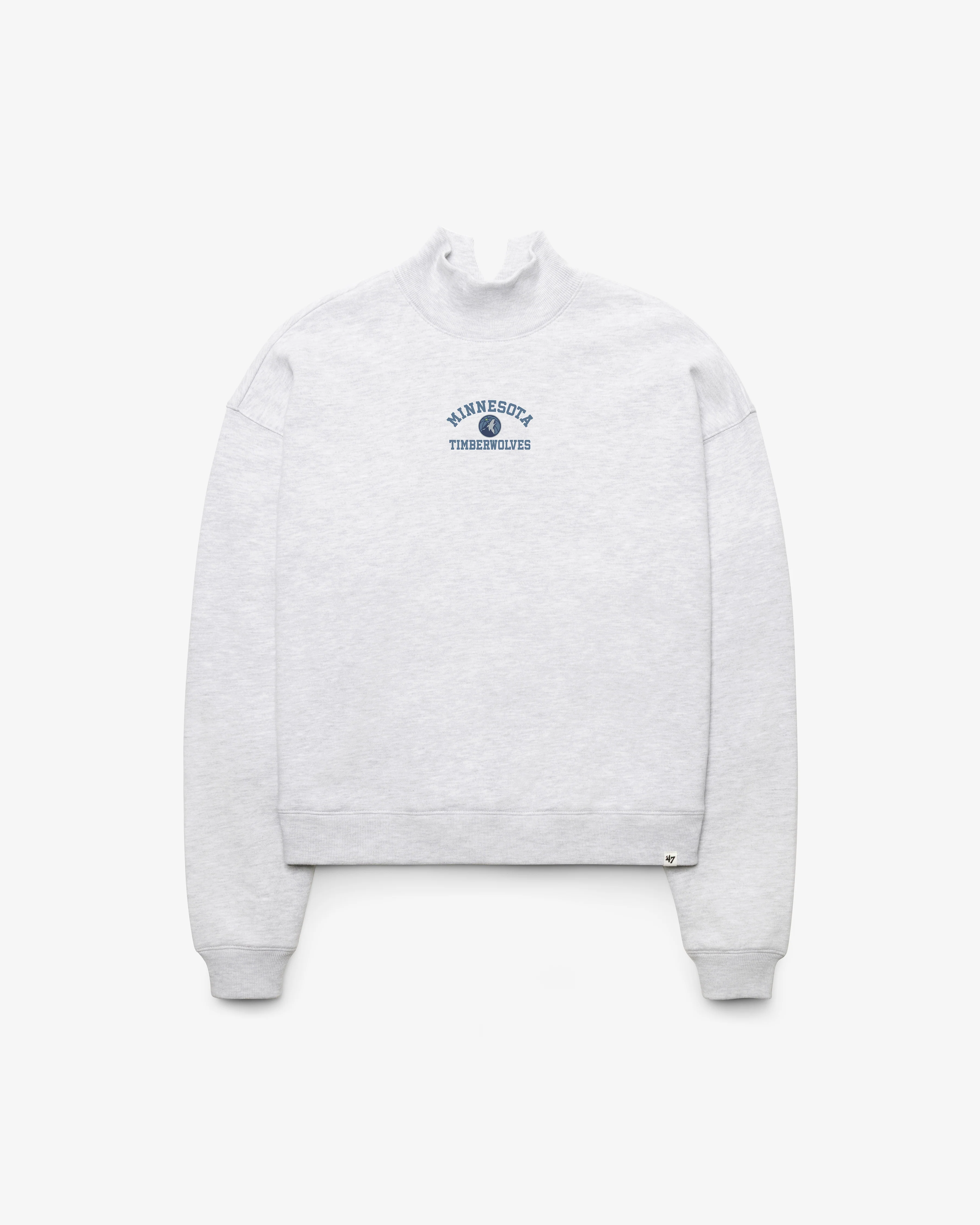 MINNESOTA TIMBERWOLVES SPIRITED '47 MOCK NECK PULLOVER WOMENS