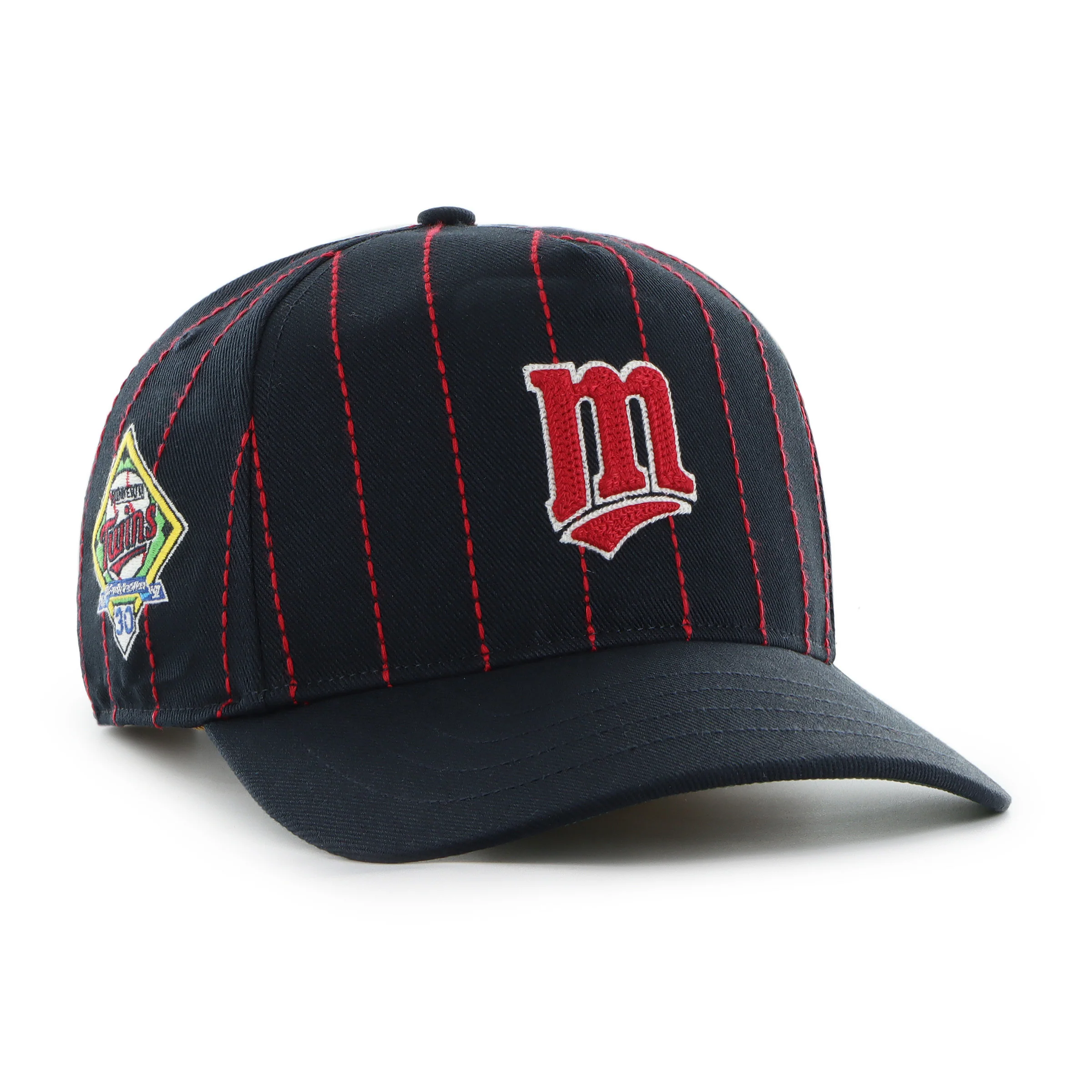 MINNESOTA TWINS COOPERSTOWN RAWLINGS PINSTRIPE '47 HITCH