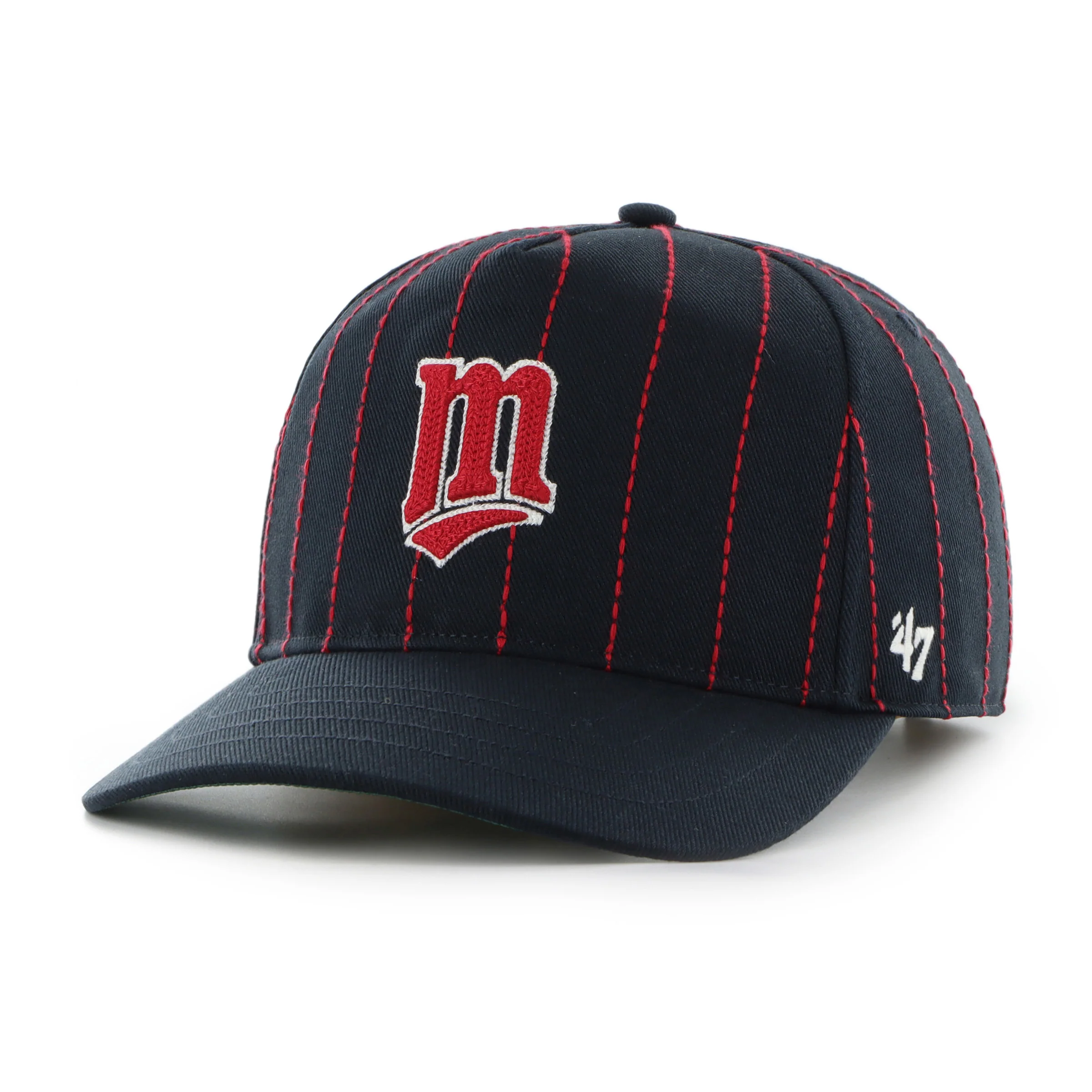 MINNESOTA TWINS COOPERSTOWN RAWLINGS PINSTRIPE '47 HITCH - Image 5