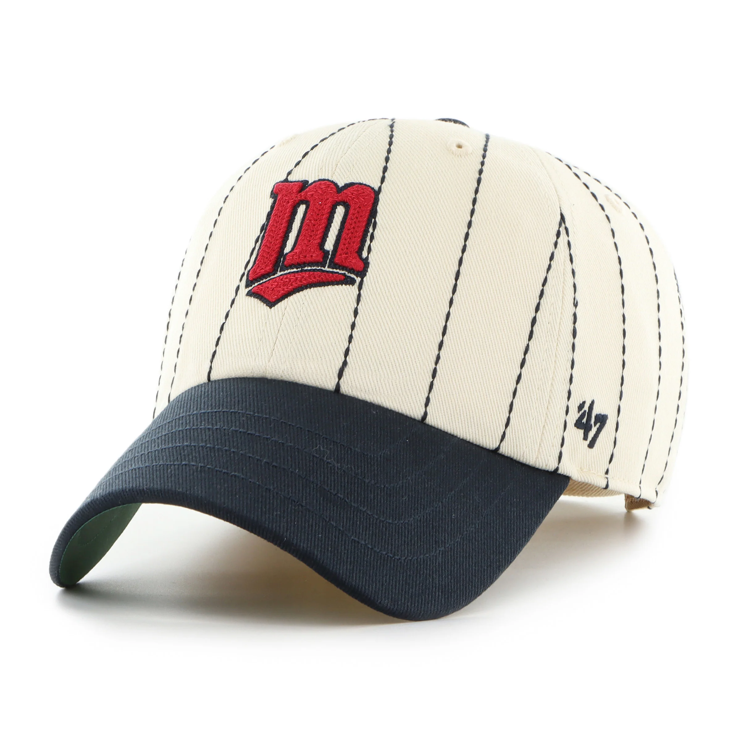 MINNESOTA TWINS COOPERSTOWN RAWLINGS PINSTRIPE '47 CLEAN UP - Image 5