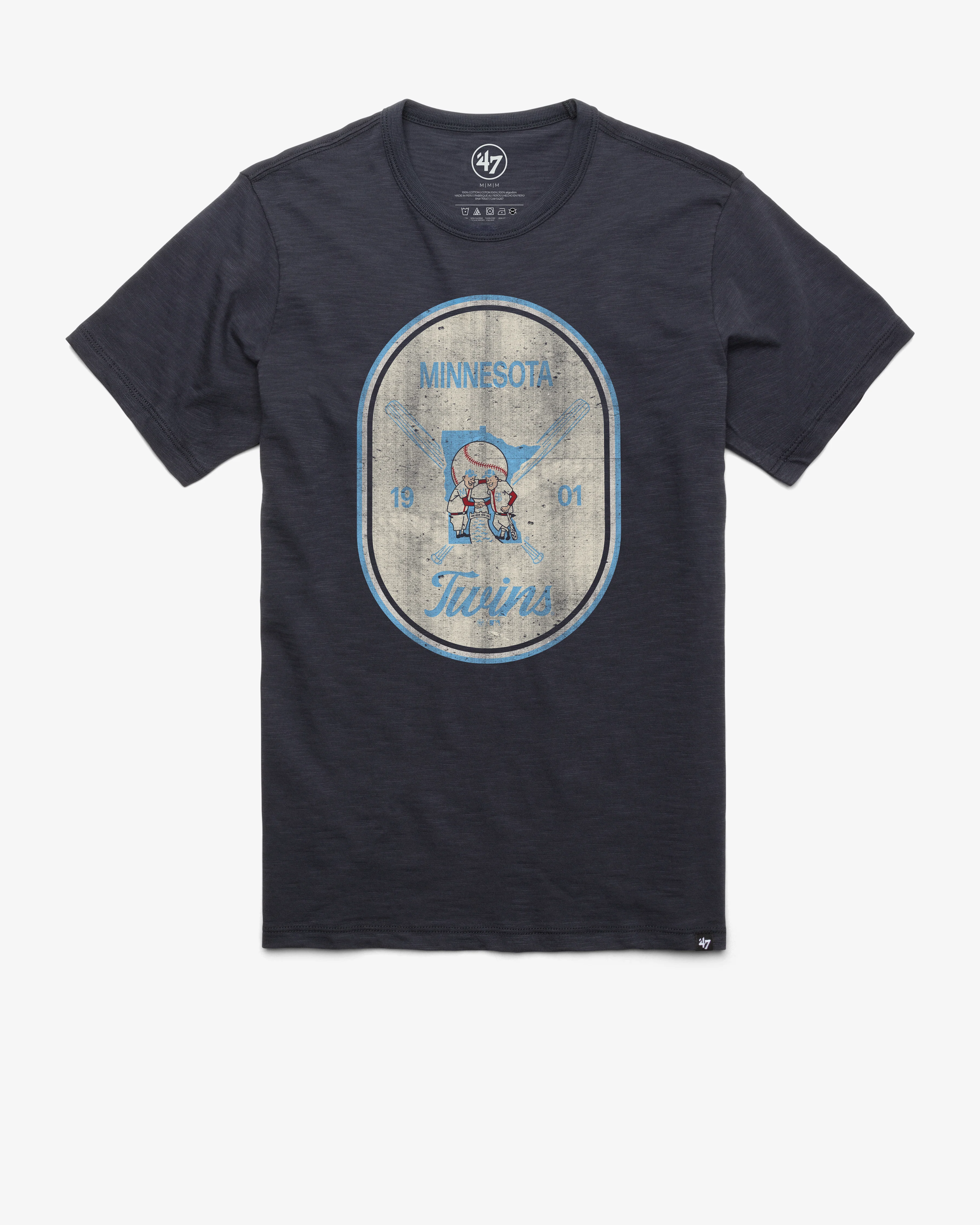 MINNESOTA TWINS COOPERSTOWN CROSS PATCH '47 SCRUM TEE