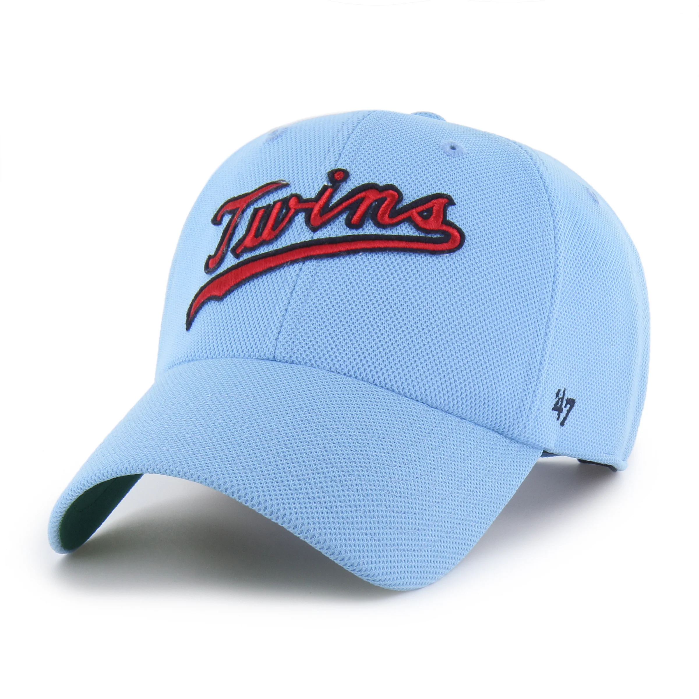 MINNESOTA TWINS COOPERSTOWN GRANDSTAND PIQUE SCRIPT '47 CLEAN UP
