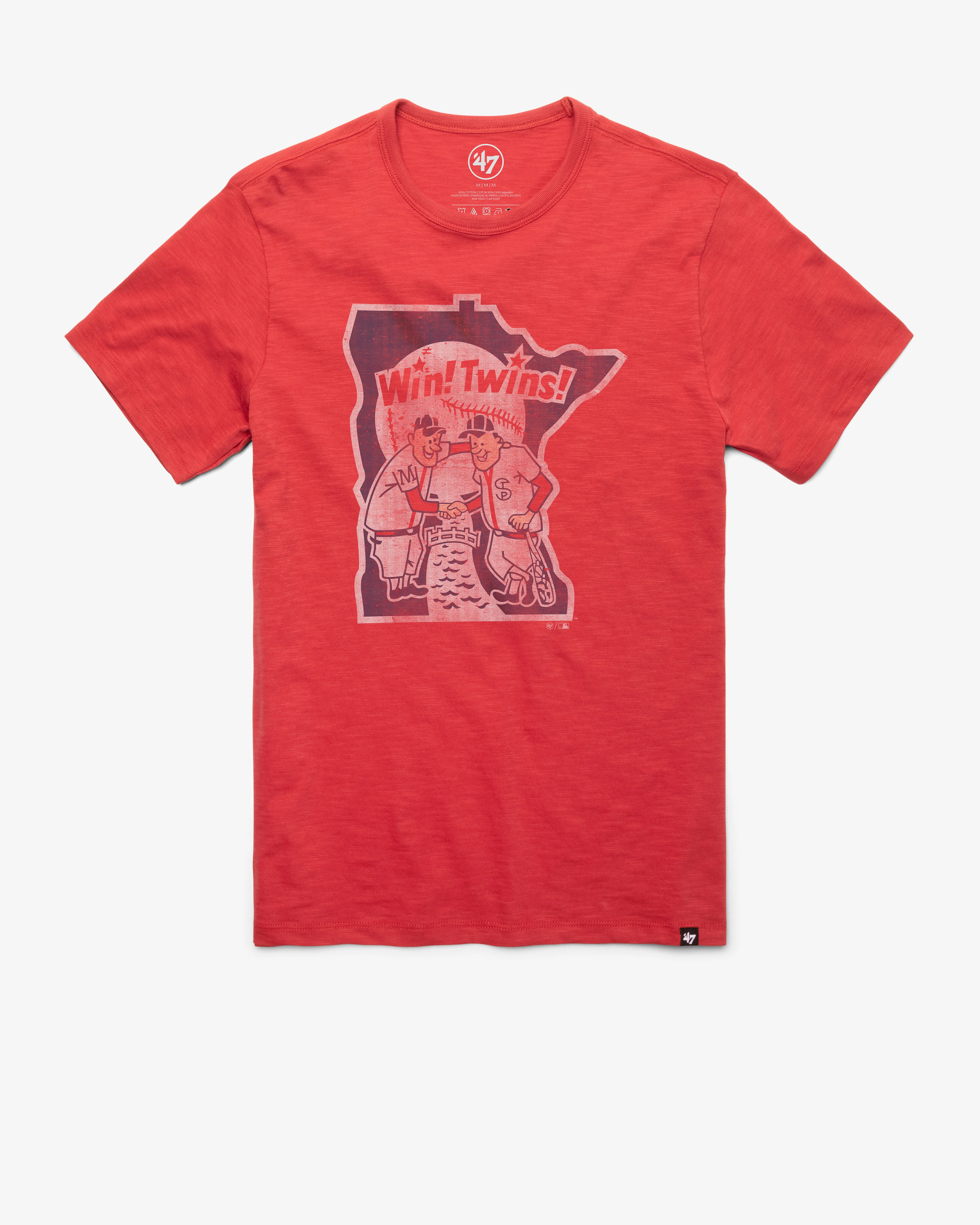 MINNESOTA TWINS COOPERSTOWN GRIT '47 SCRUM TEE