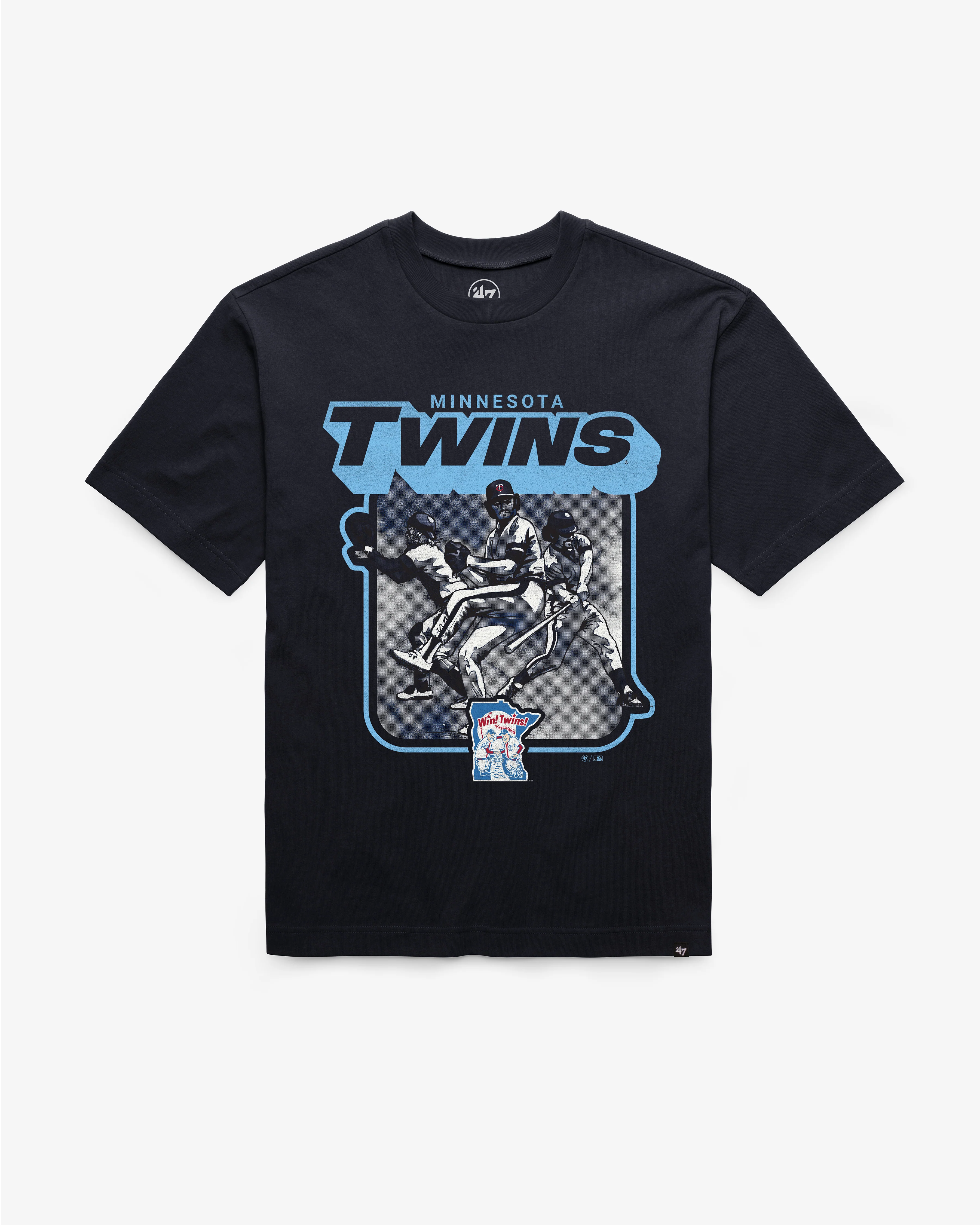 MINNESOTA TWINS COOPERSTOWN INFIELD FLY '47 FOUNDATION TEE
