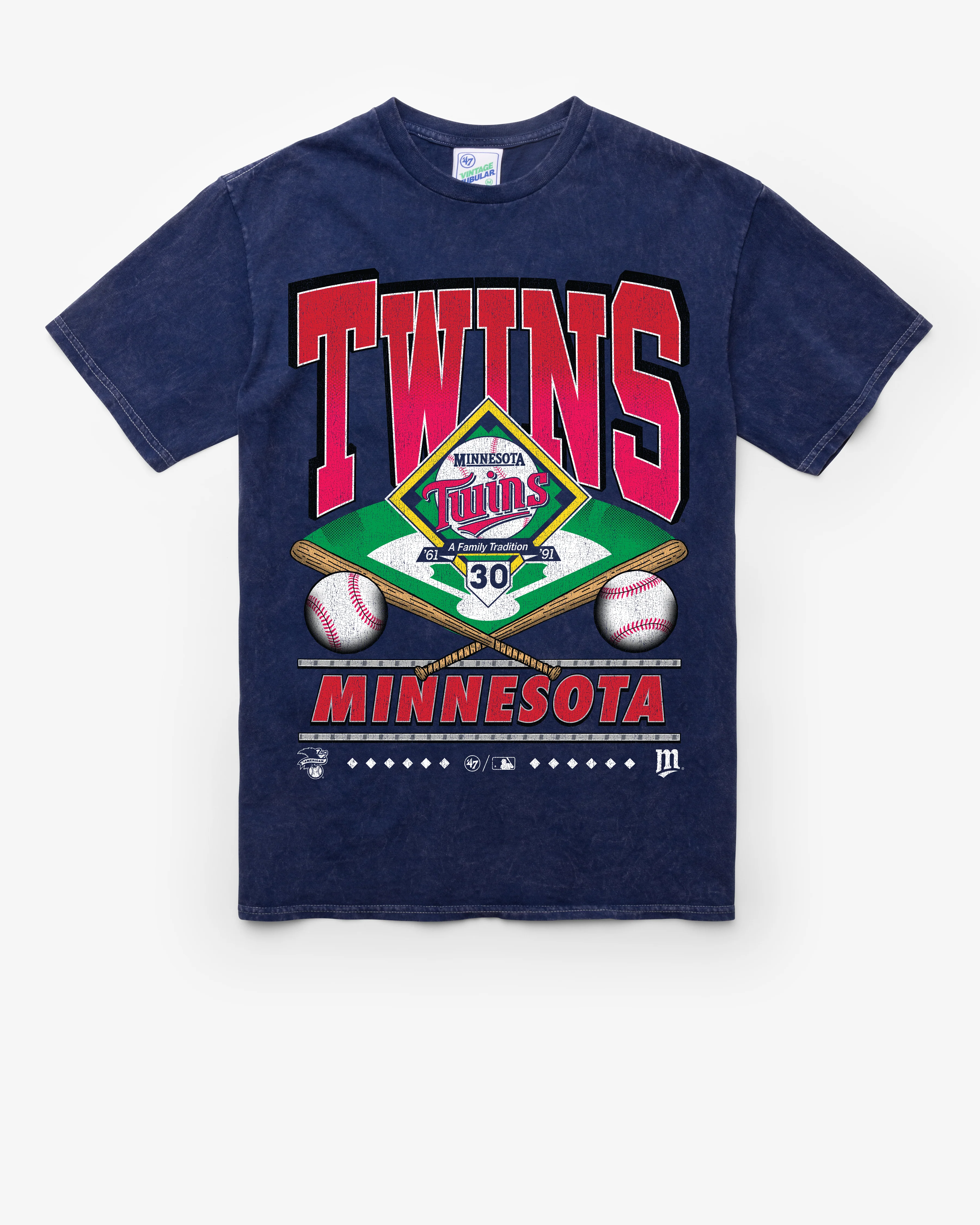 MINNESOTA TWINS COOPERSTOWN STRAIGHT SHOT VINTAGE '47 TUBULAR