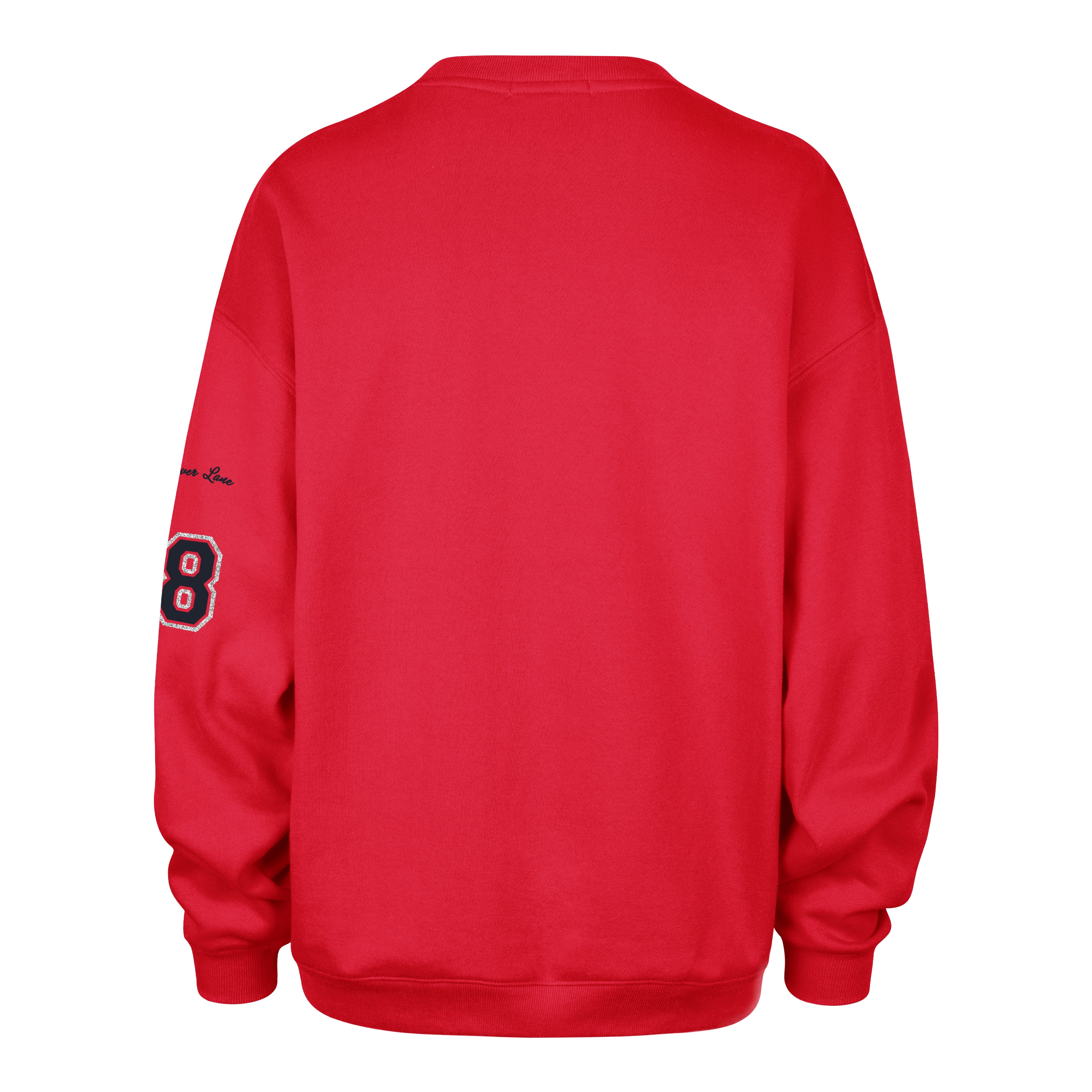 MISSISSIPPI REBELS STONEY CLOVER LANE X '47 OVERSIZED GLITTER ARCH CREW WOMENS - Image 2