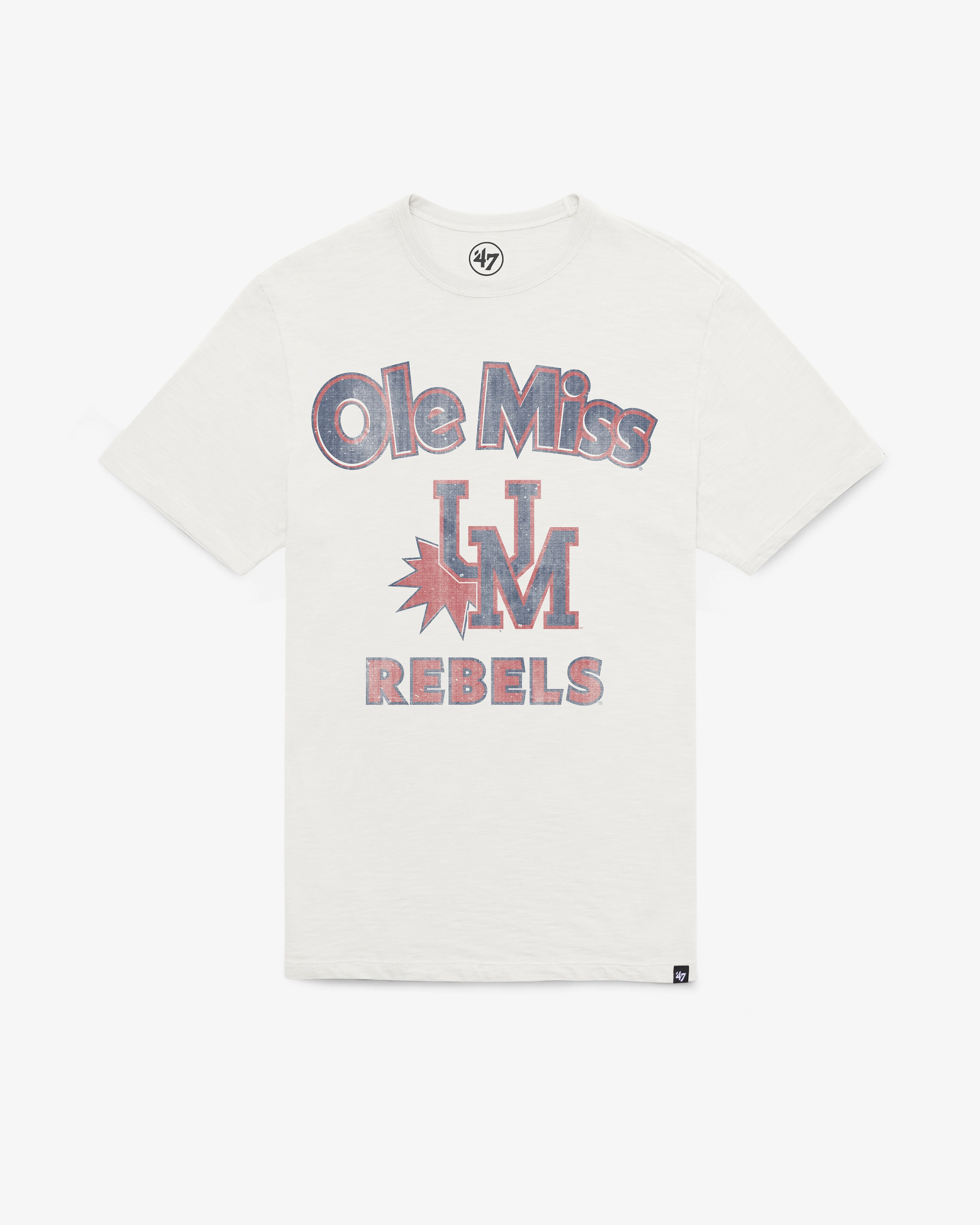 MISSISSIPPI REBELS VINTAGE SWINGIN' '47 SCRUM TEE