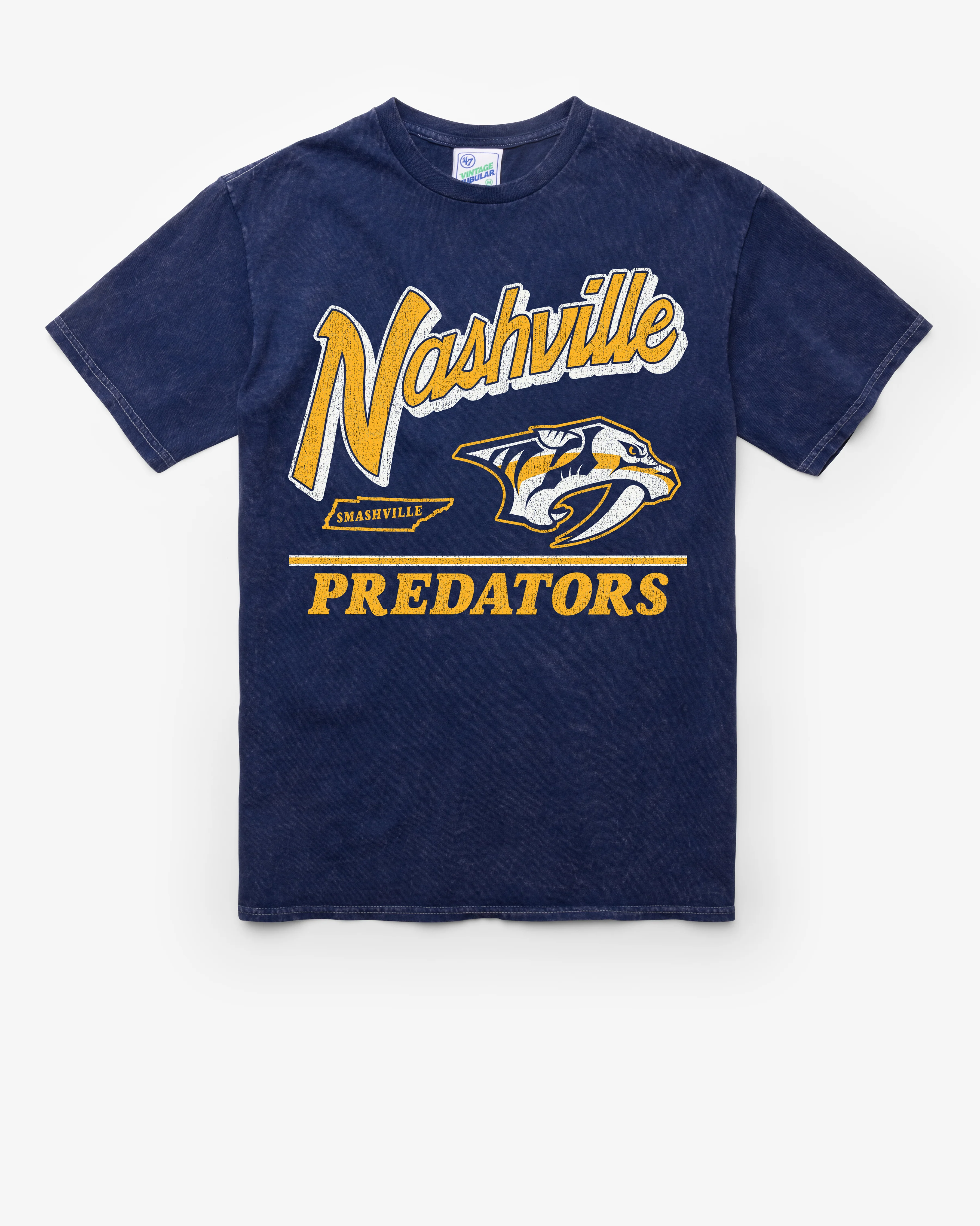 NASHVILLE PREDATORS FLY BY VINTAGE '47 TUBULAR TEE