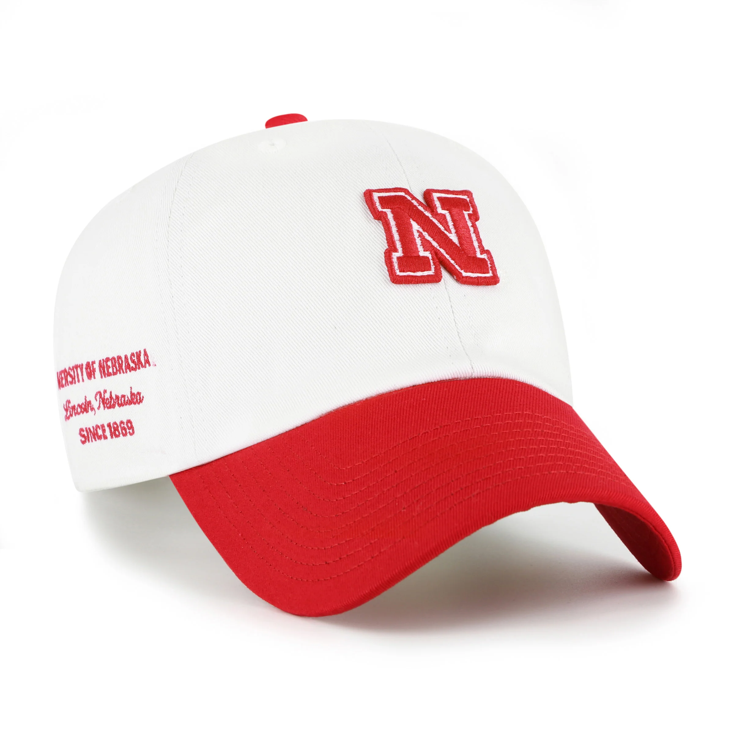 NEBRASKA CORNHUSKERS CONTEMPORARY BASICS TWO TONE '47 CLEAN UP
