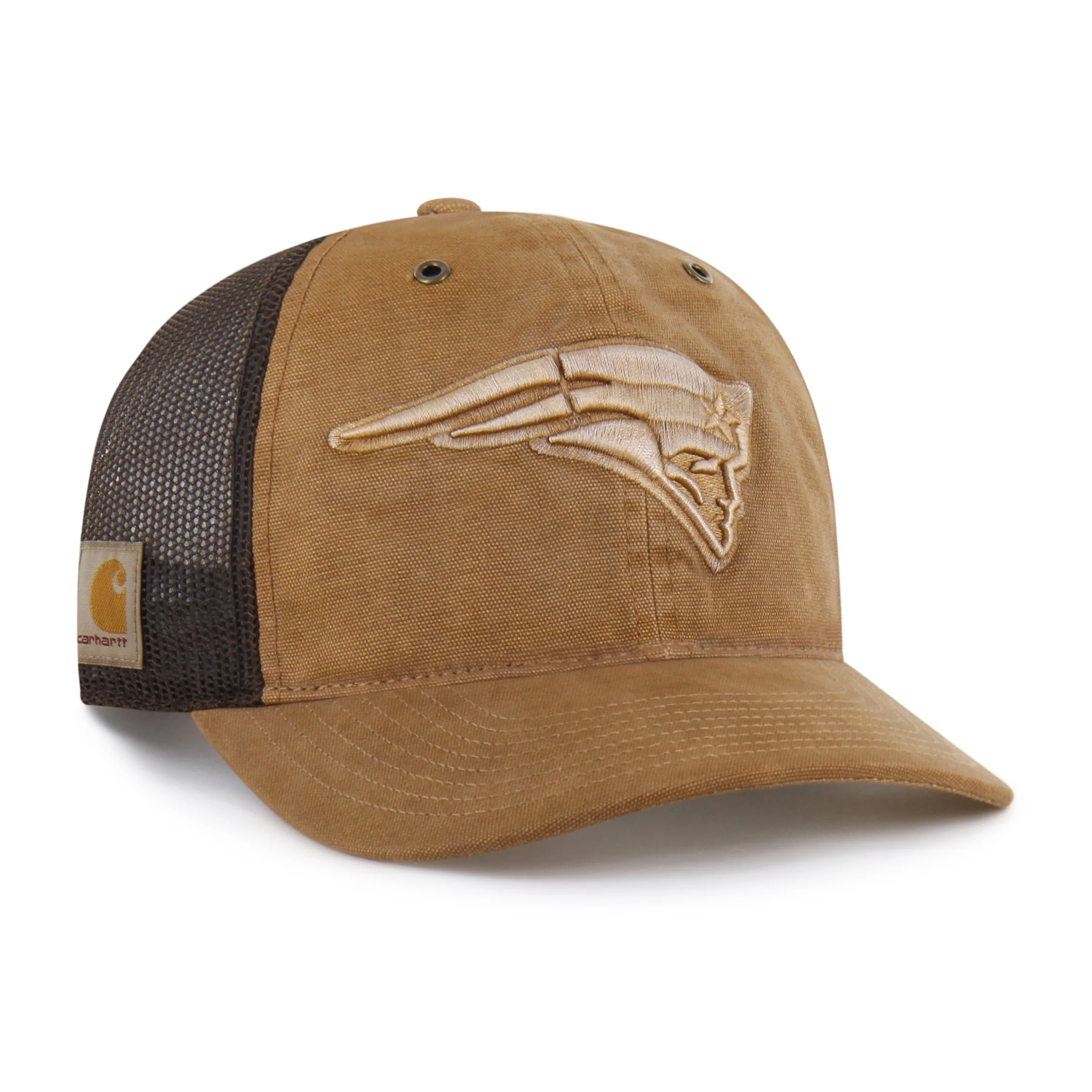 NEW ENGLAND PATRIOTS CARHARTT DYED '47 TRUCKER RF RELAXED FIT