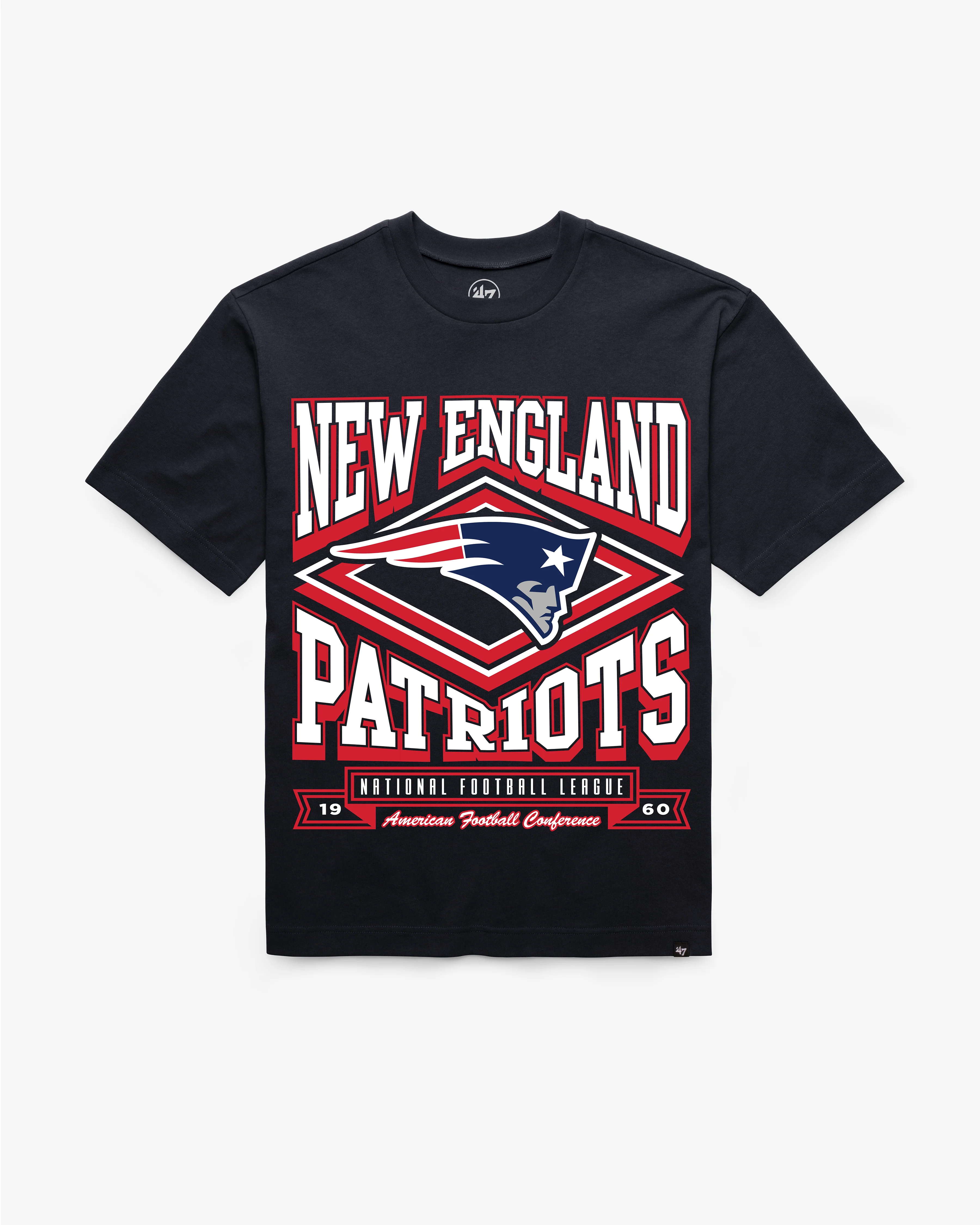 NEW ENGLAND PATRIOTS HEATER '47 FOUNDATION TEE