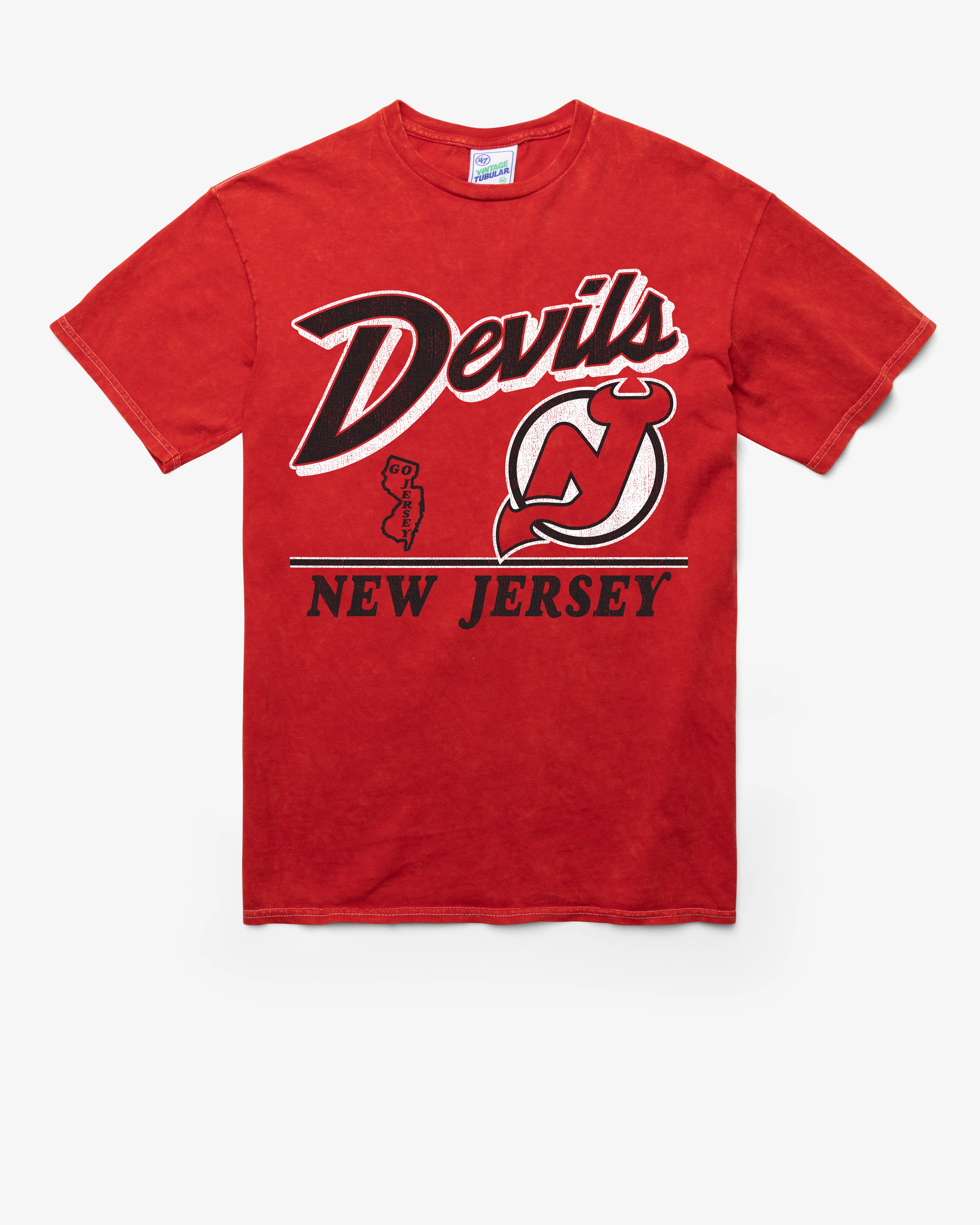NEW JERSEY DEVILS FLY BY VINTAGE '47 TUBULAR TEE