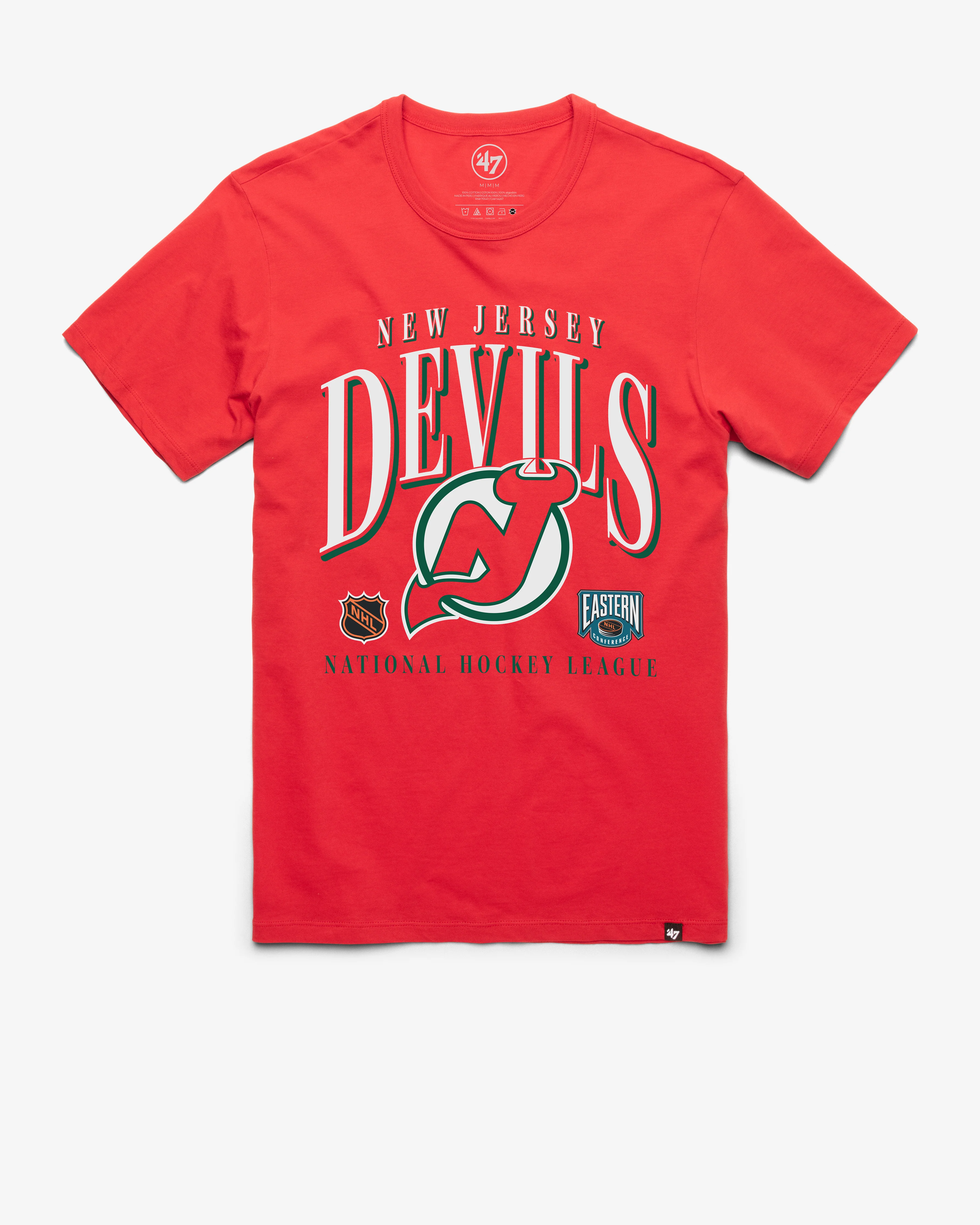 NEW JERSEY DEVILS VINTAGE CREASE '47 FRANKLIN TEE