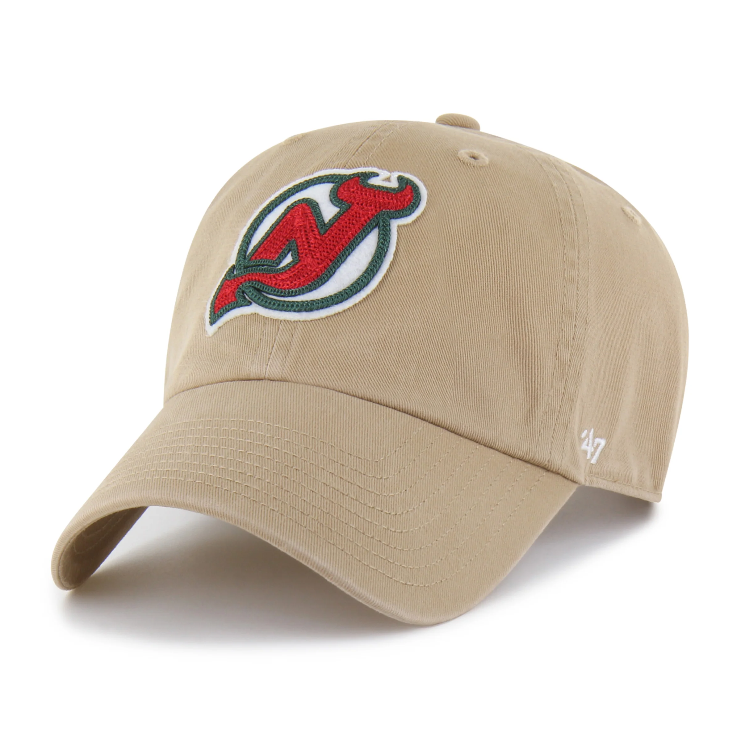 NEW JERSEY DEVILS VINTAGE SMALL BACK SHIELD '47 CLEAN UP