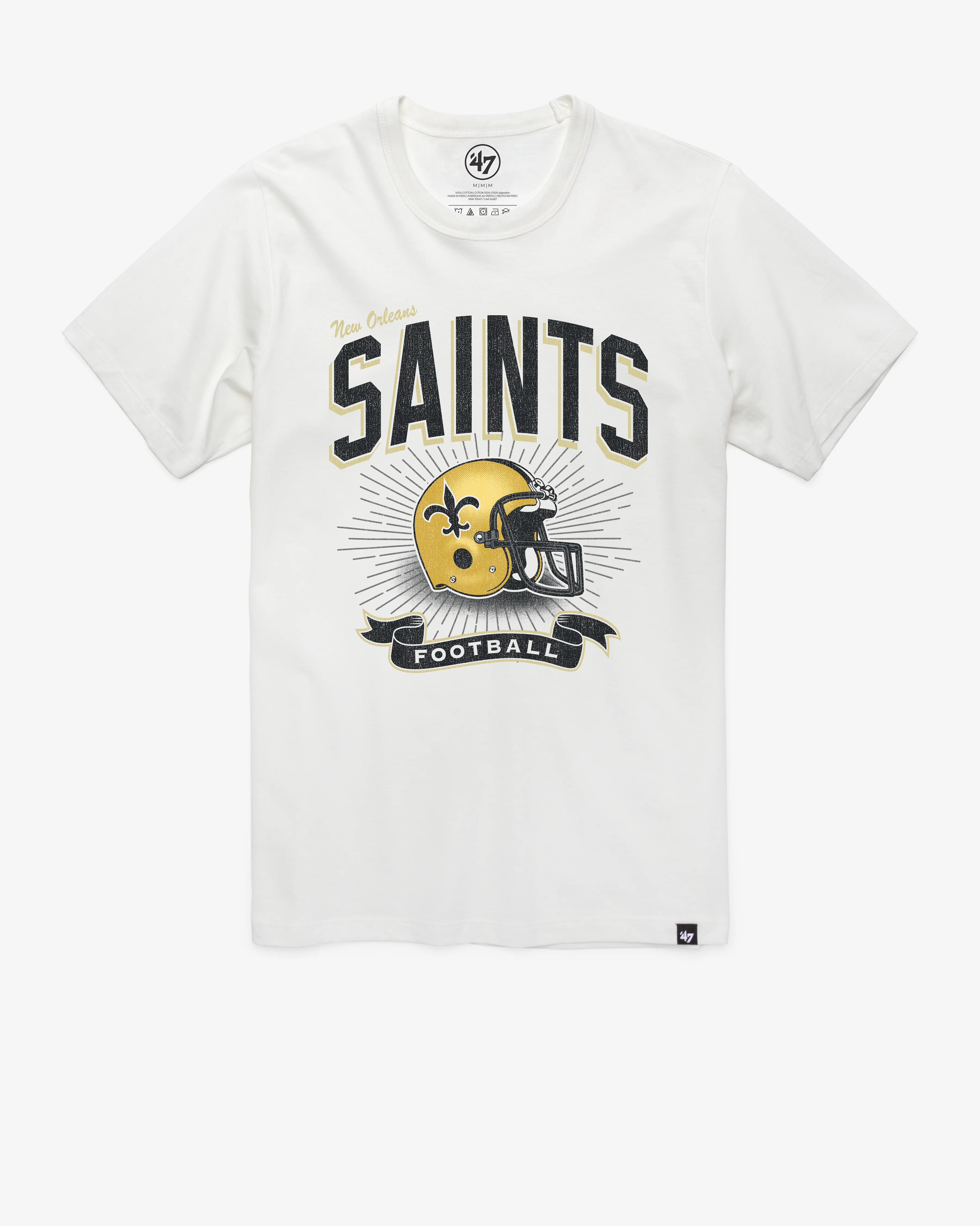 NEW ORLEANS SAINTS HISTORIC PRIME PLAY '47 FRANKLIN TEE
