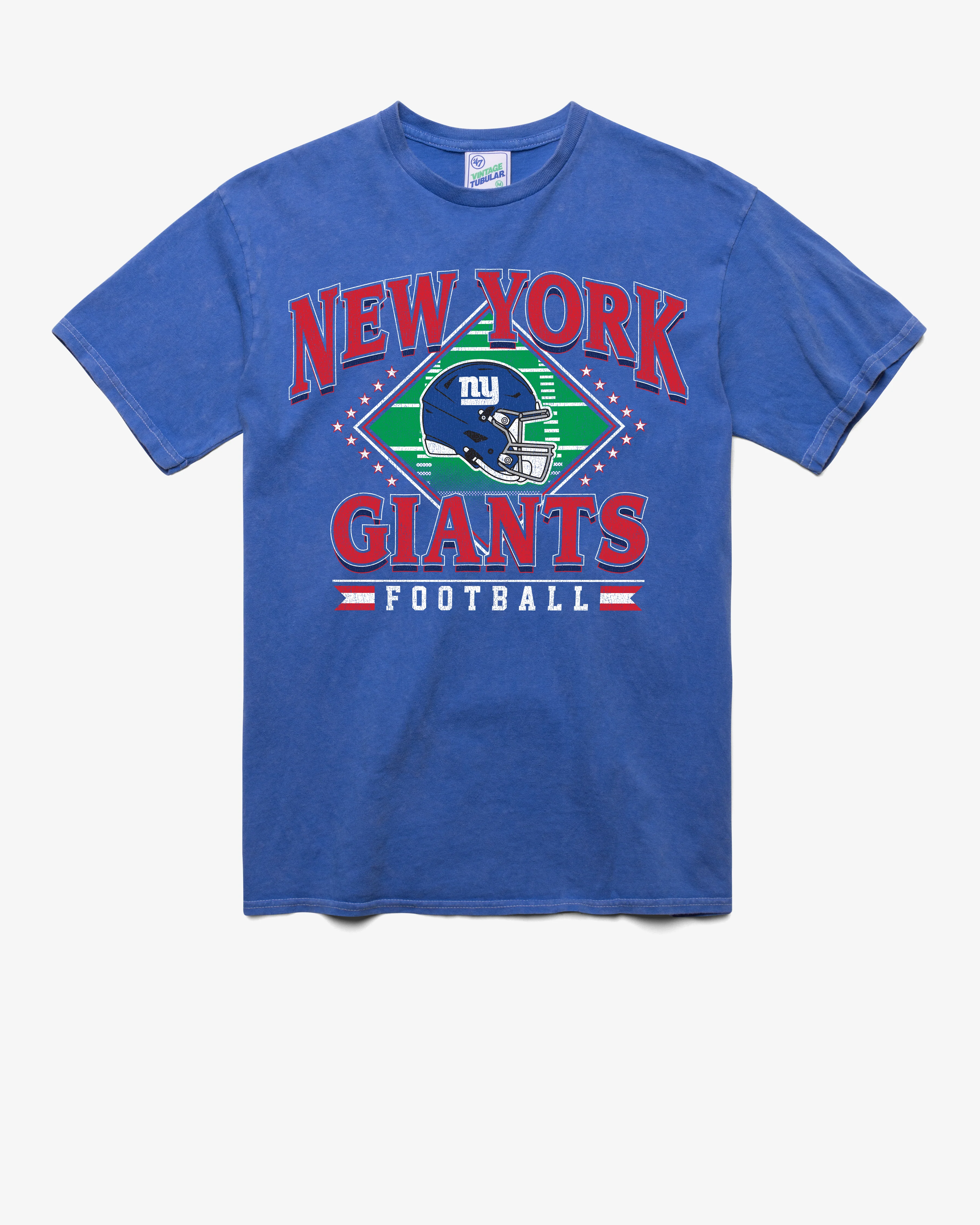 NEW YORK GIANTS FIELD PASS VINTAGE '47 TUBULAR TEE