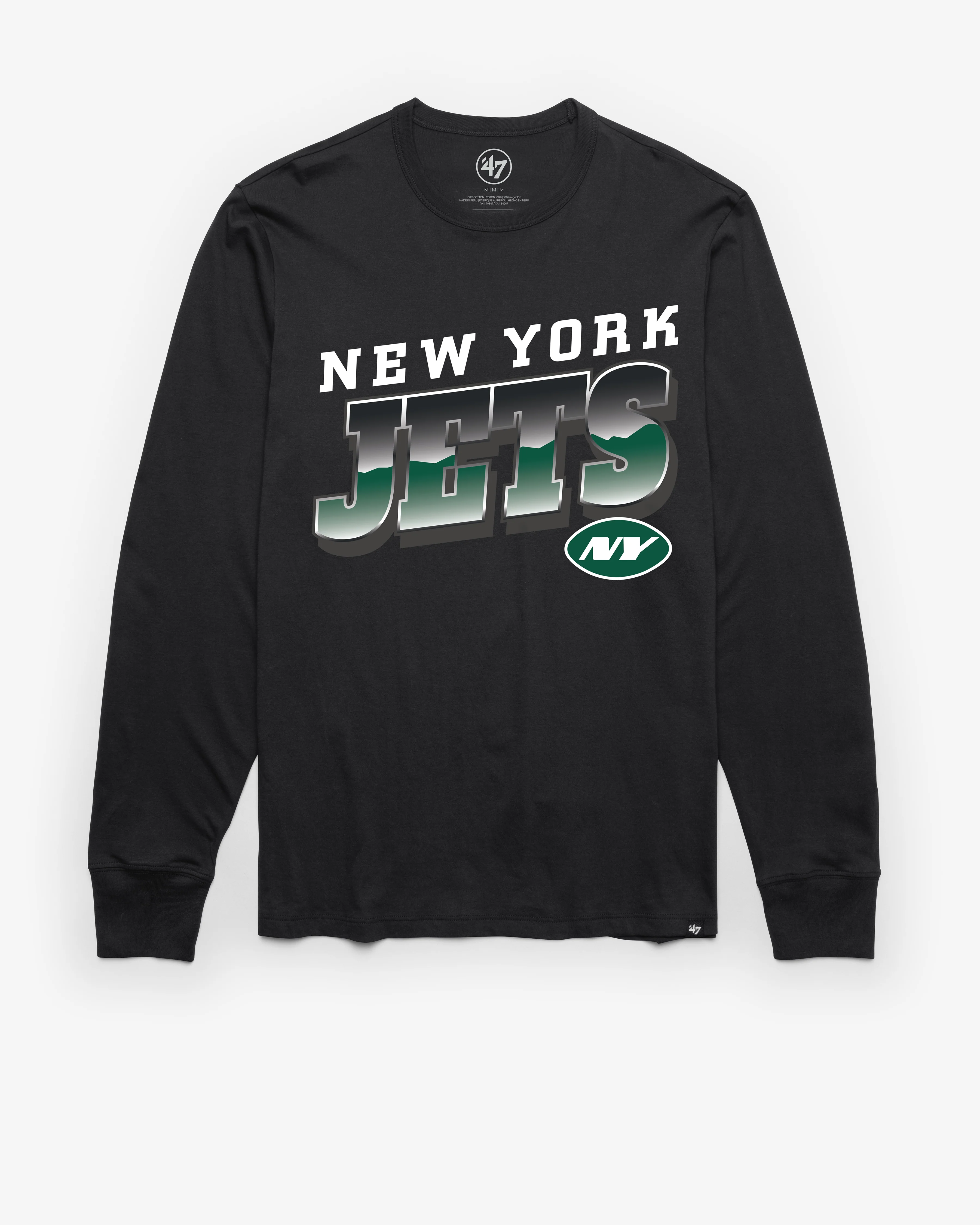 NEW YORK JETS POLISHED '47 FRANKLIN LONG SLEEVE TEE