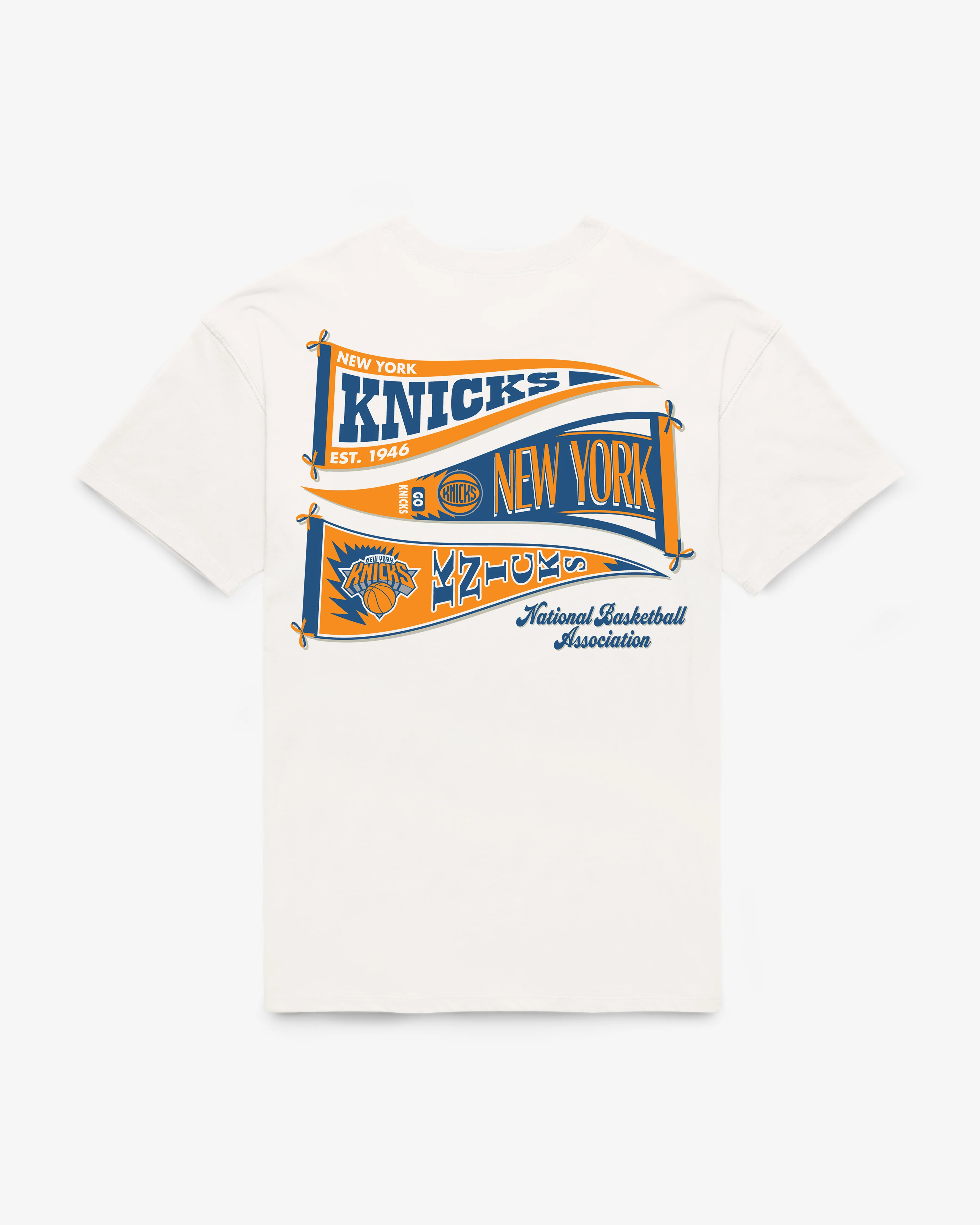 NEW YORK KNICKS BOW AND BANNER BACKER '47 SADIE TEE WOMENS - Image 3