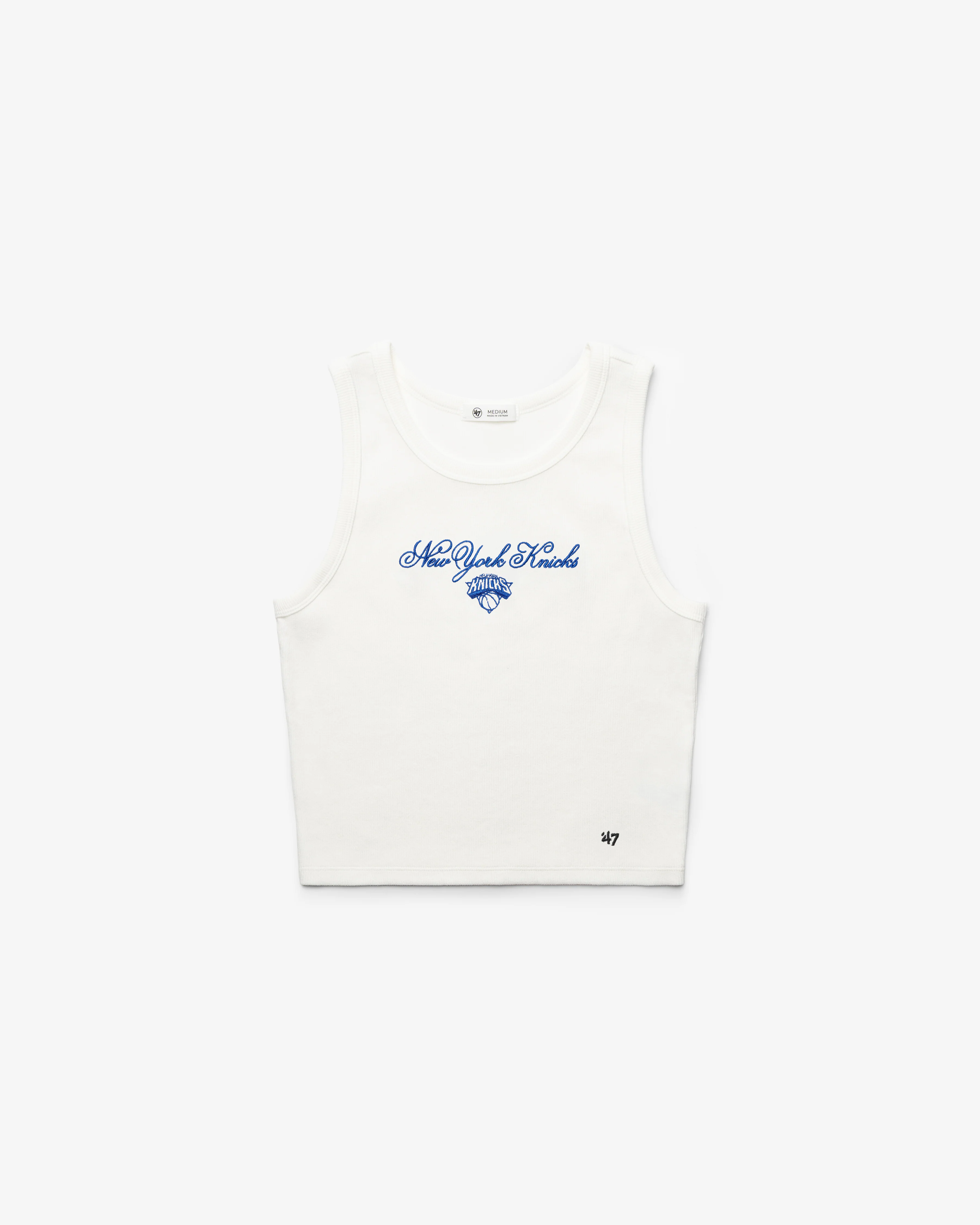 NEW YORK KNICKS SCRIPT '47 BABY RIB TANK WOMENS