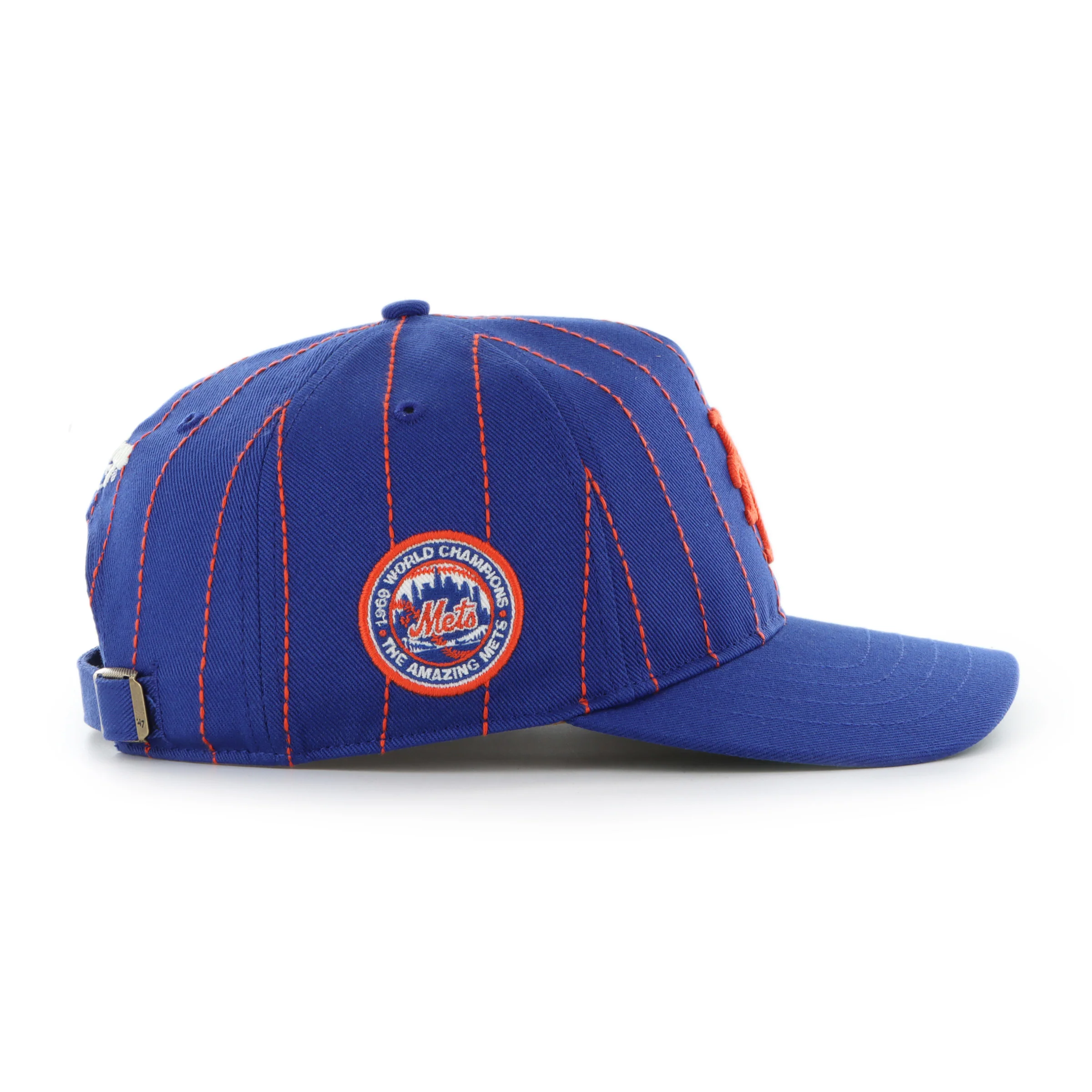 NEW YORK METS COOPERSTOWN RAWLINGS PINSTRIPE '47 HITCH - Image 2