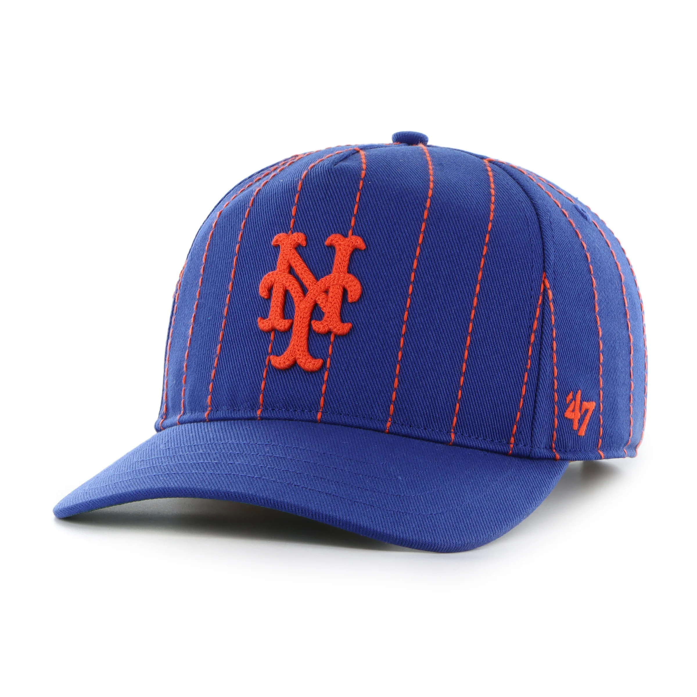 NEW YORK METS COOPERSTOWN RAWLINGS PINSTRIPE '47 HITCH - Image 5