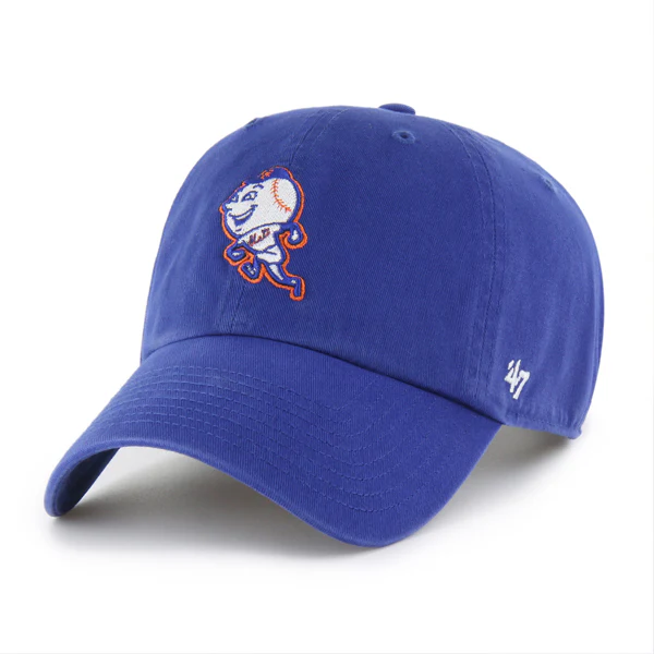 NEW YORK METS COOPERSTOWN '47 CLEAN UP NO LOOP LABEL